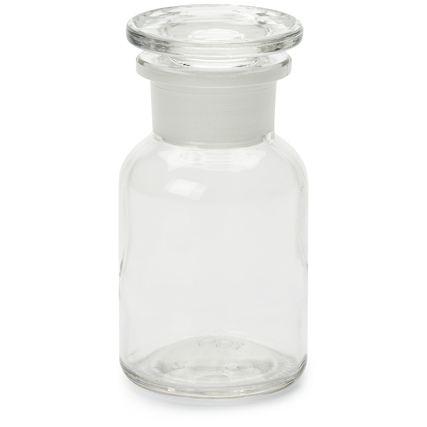 Storage bottle with glass stopper