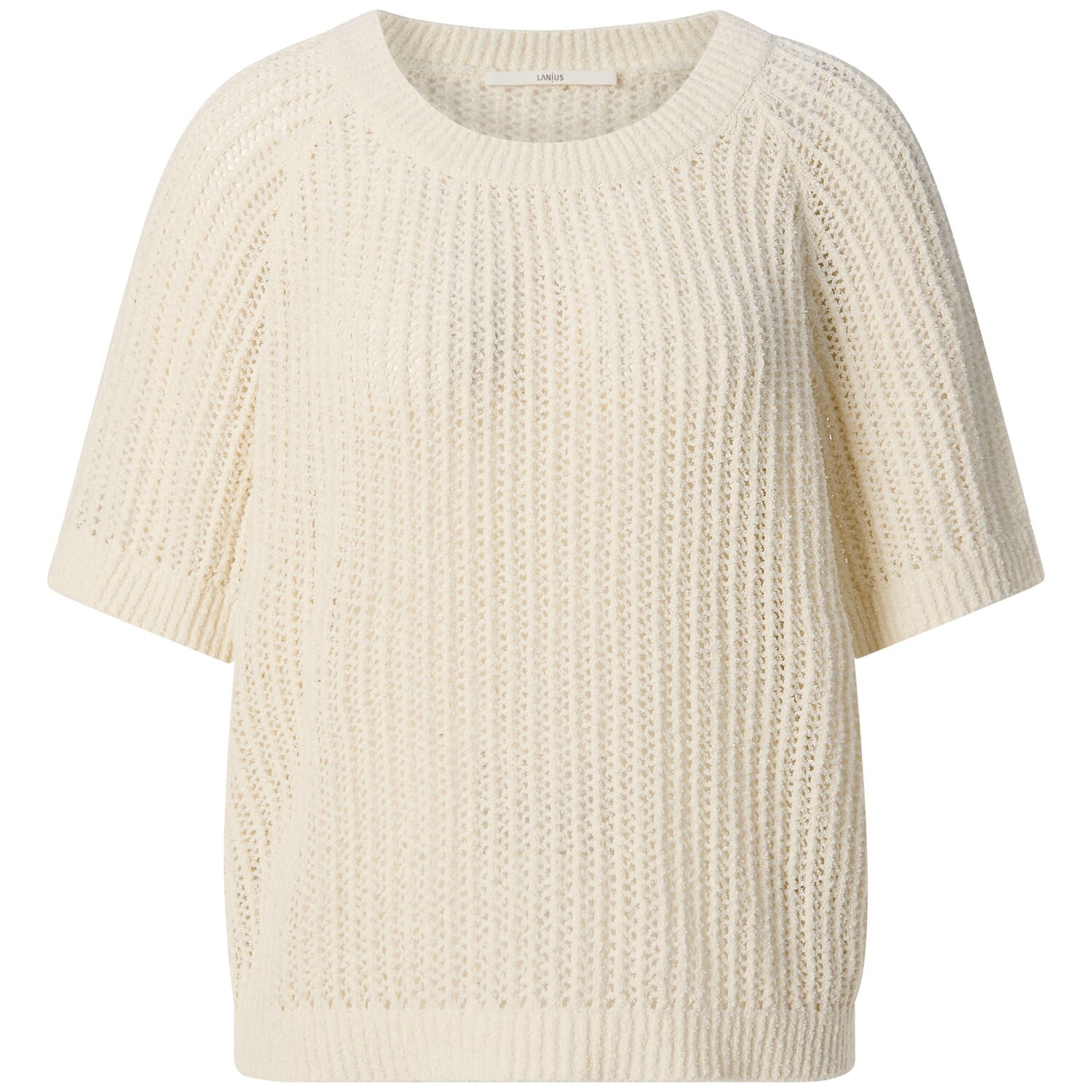 Ladies knitted shirt boucl&eacute;