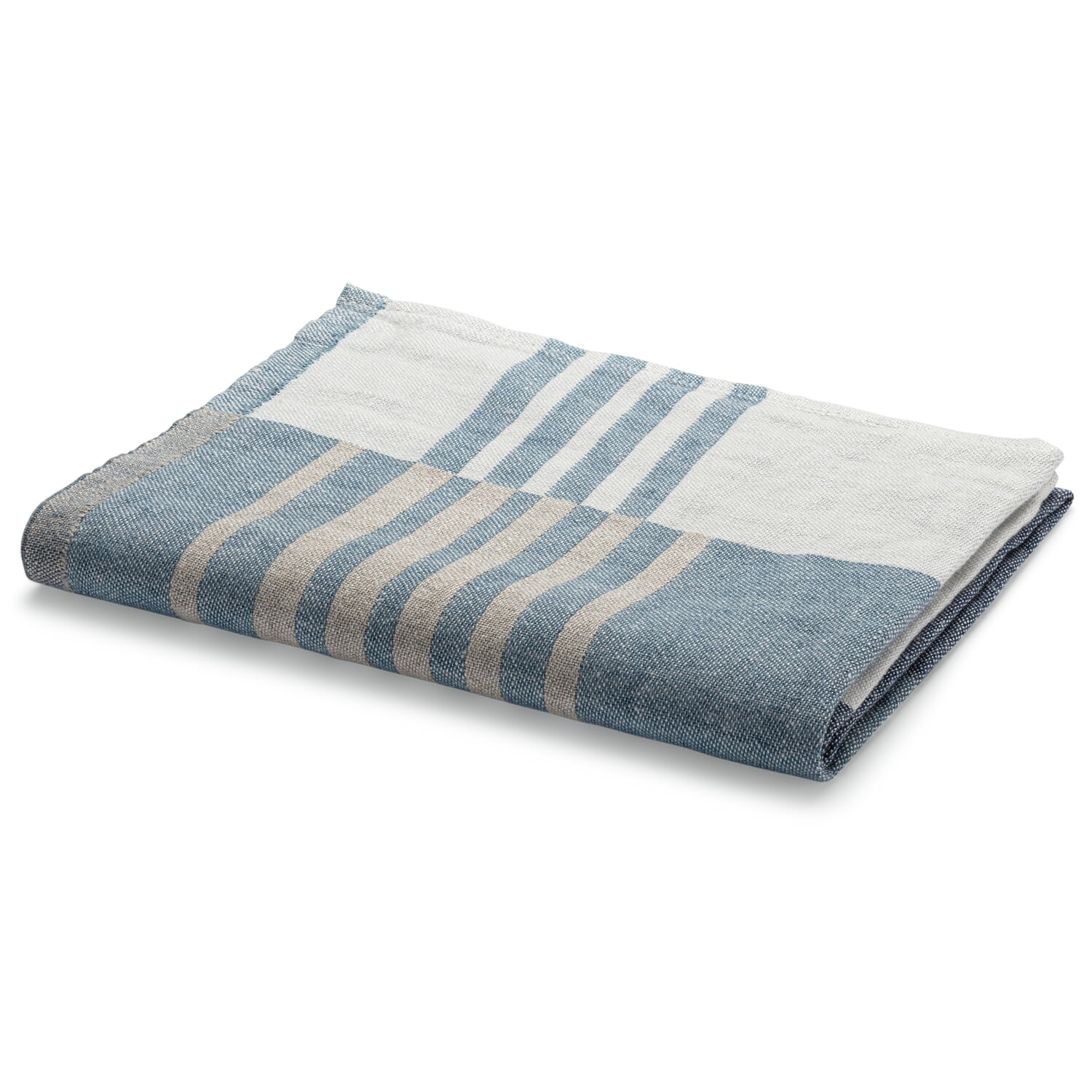 Tea towel linen striped