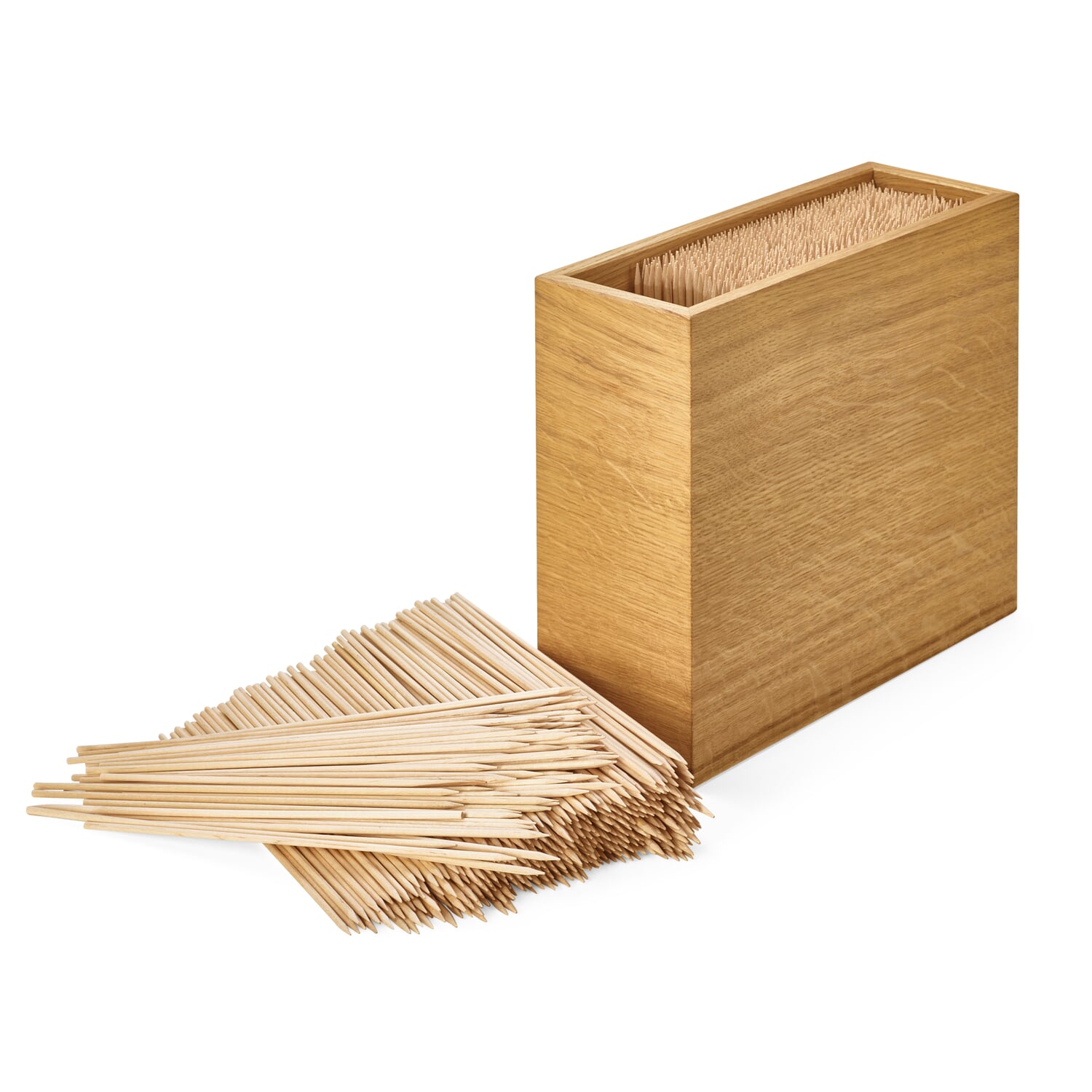 Flexible knife block oak