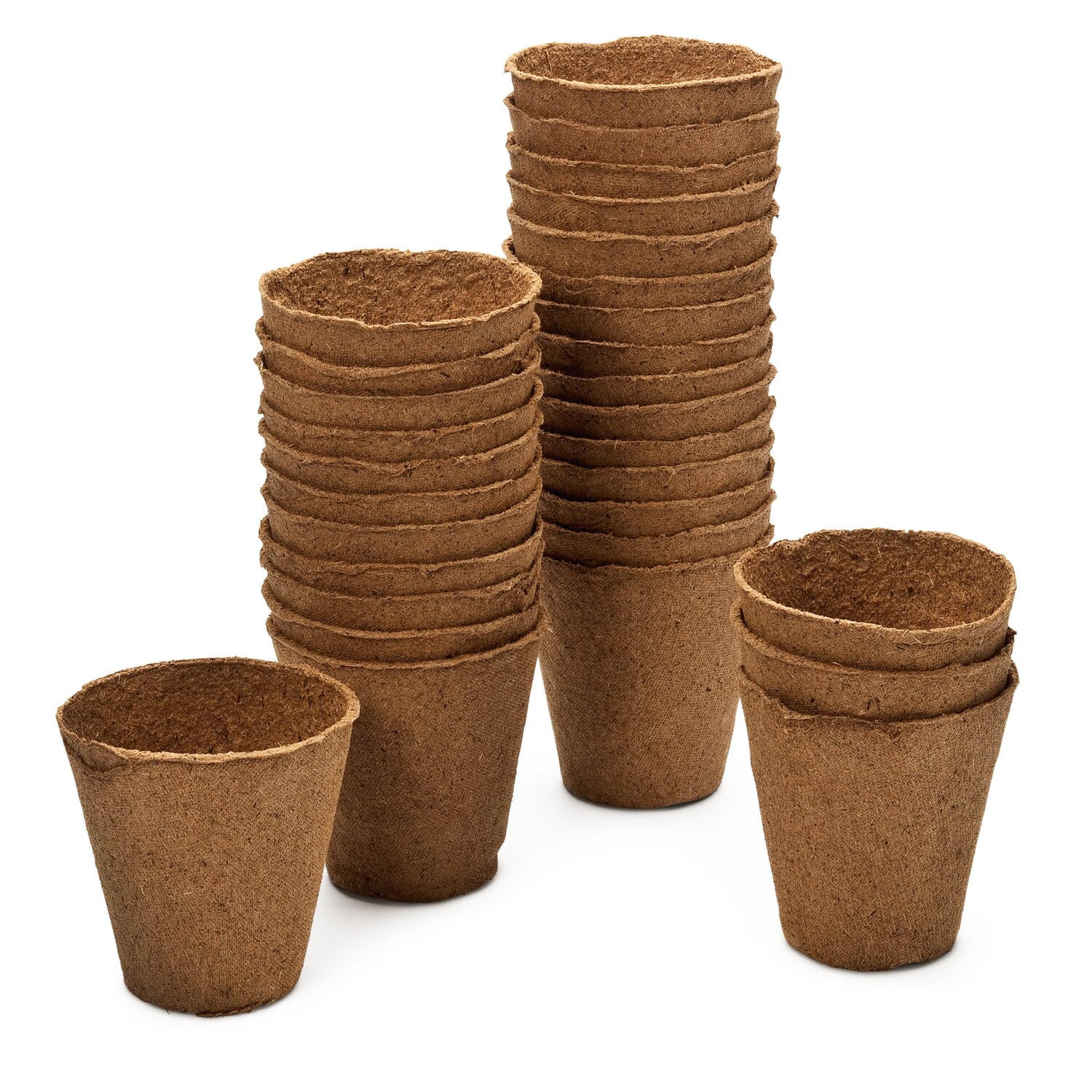 Plant pots wood fiber