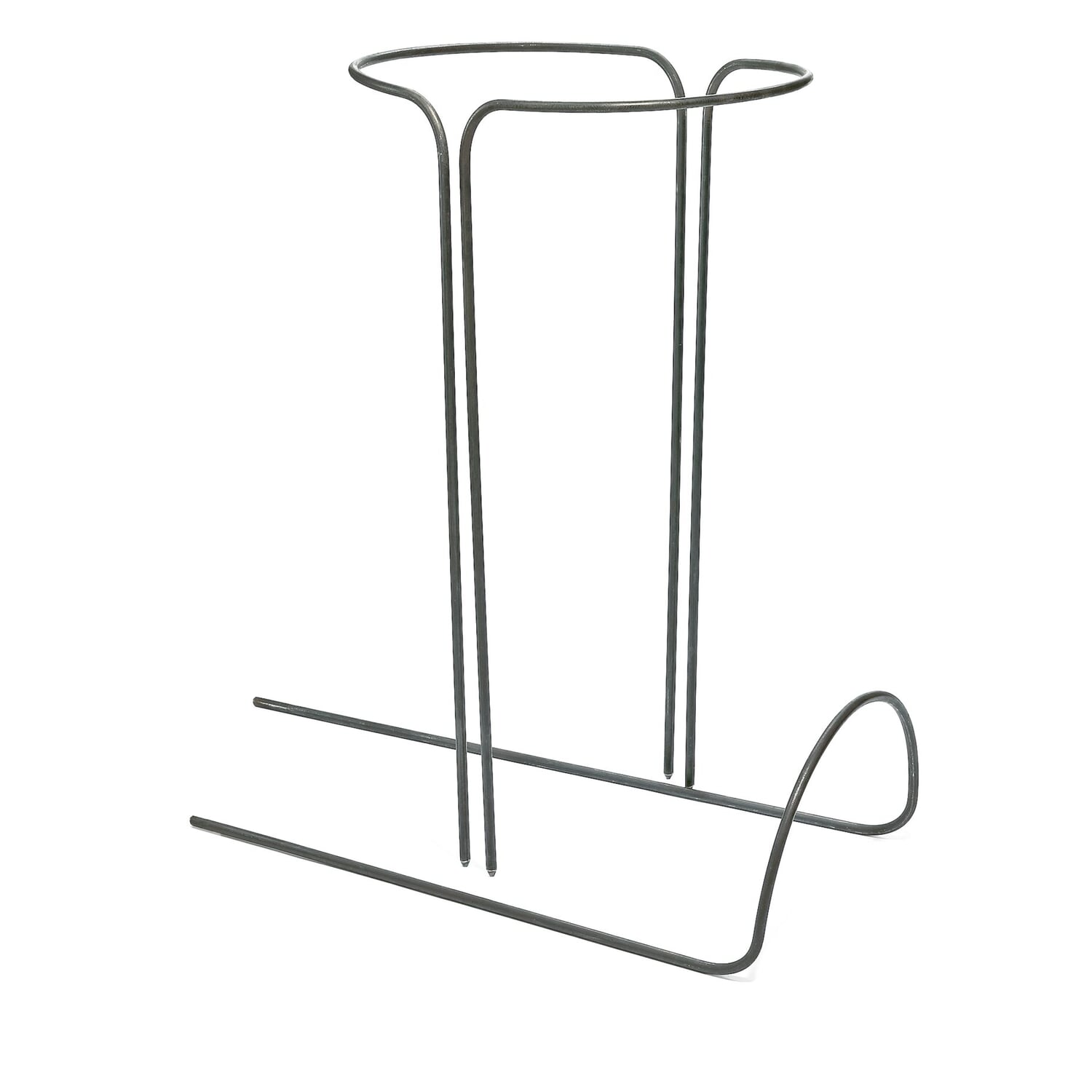 Plant support steel wire half round