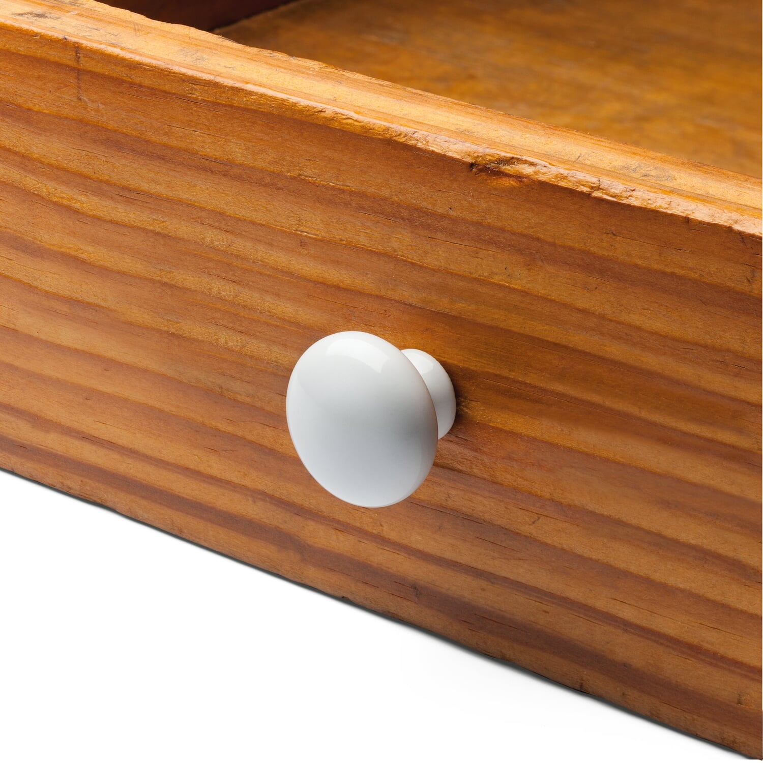 Furniture knob porcelain round