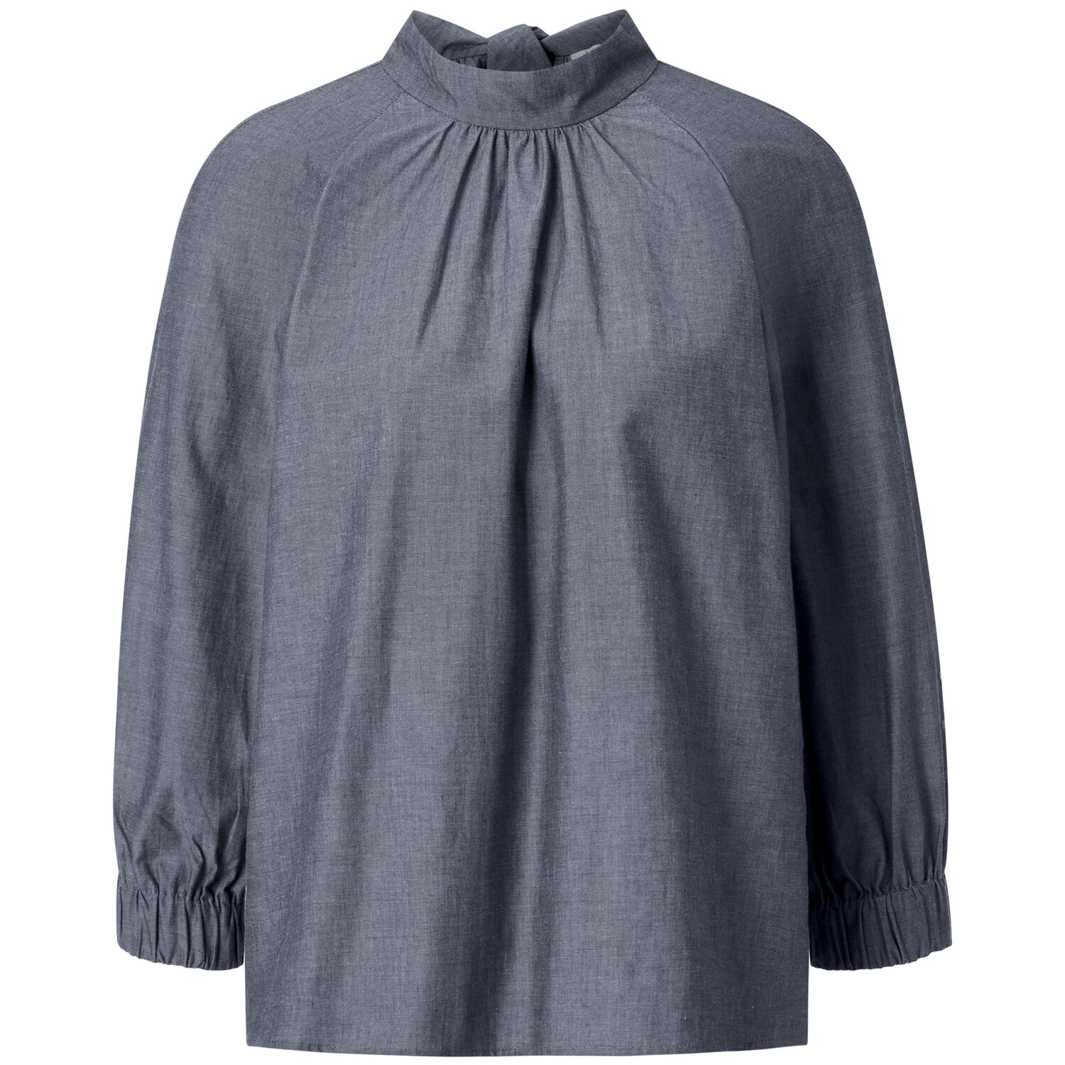 Women's slip blouse chambray