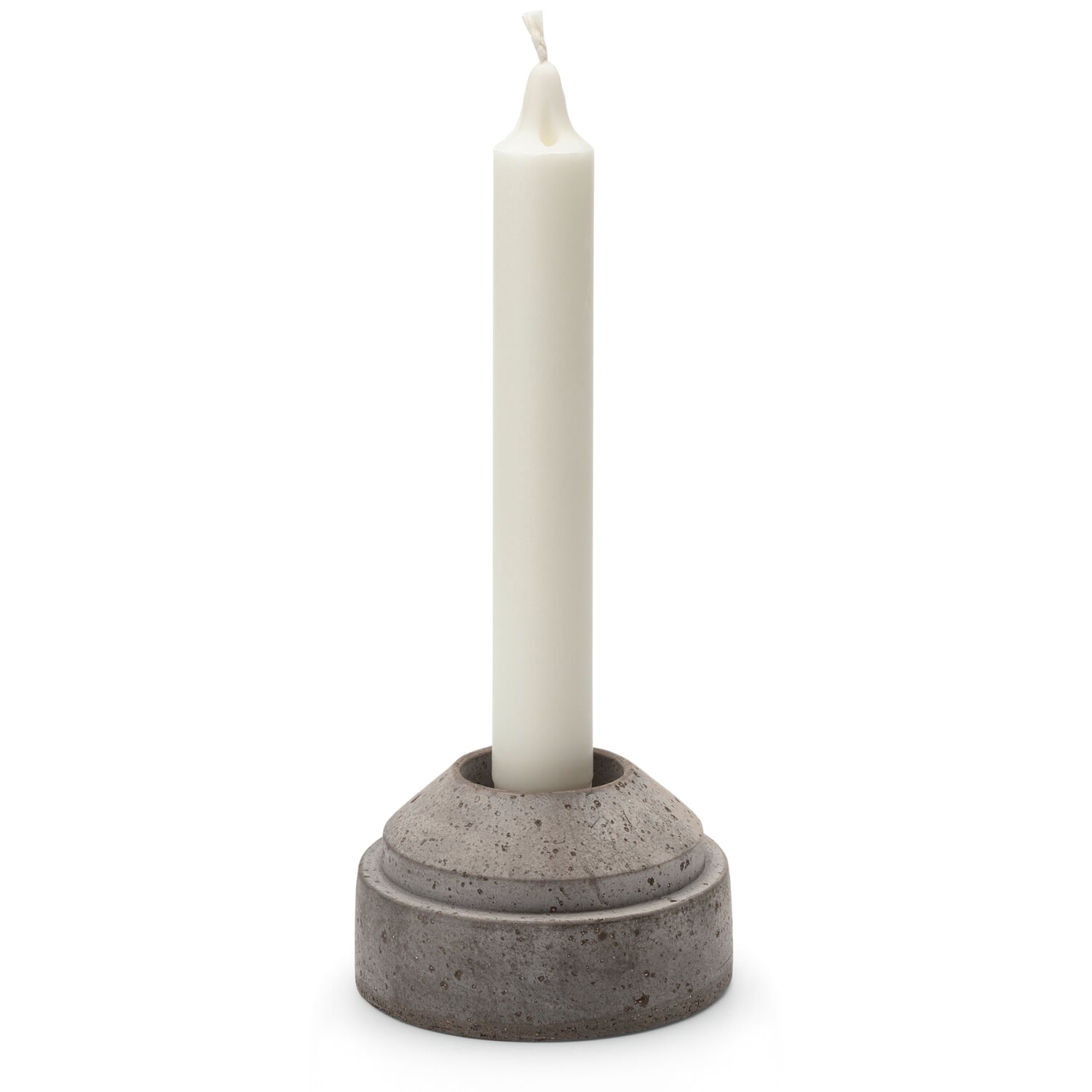 Hoff terracotta candle holder stackable