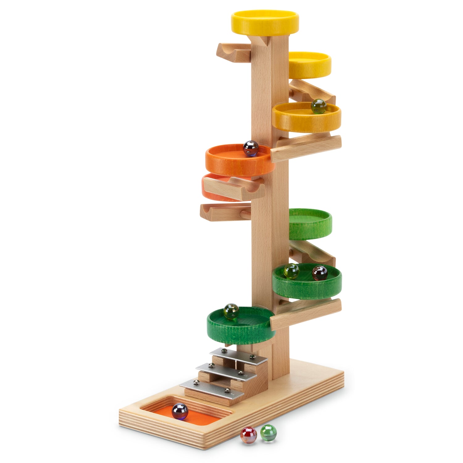 Tower marble run beech wood