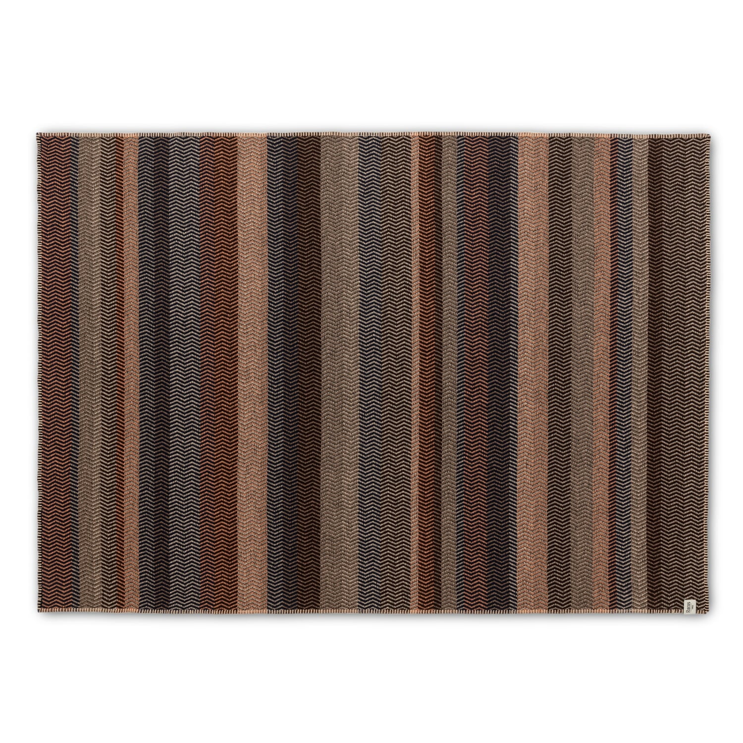 Lambswool blanket natural tones Fri