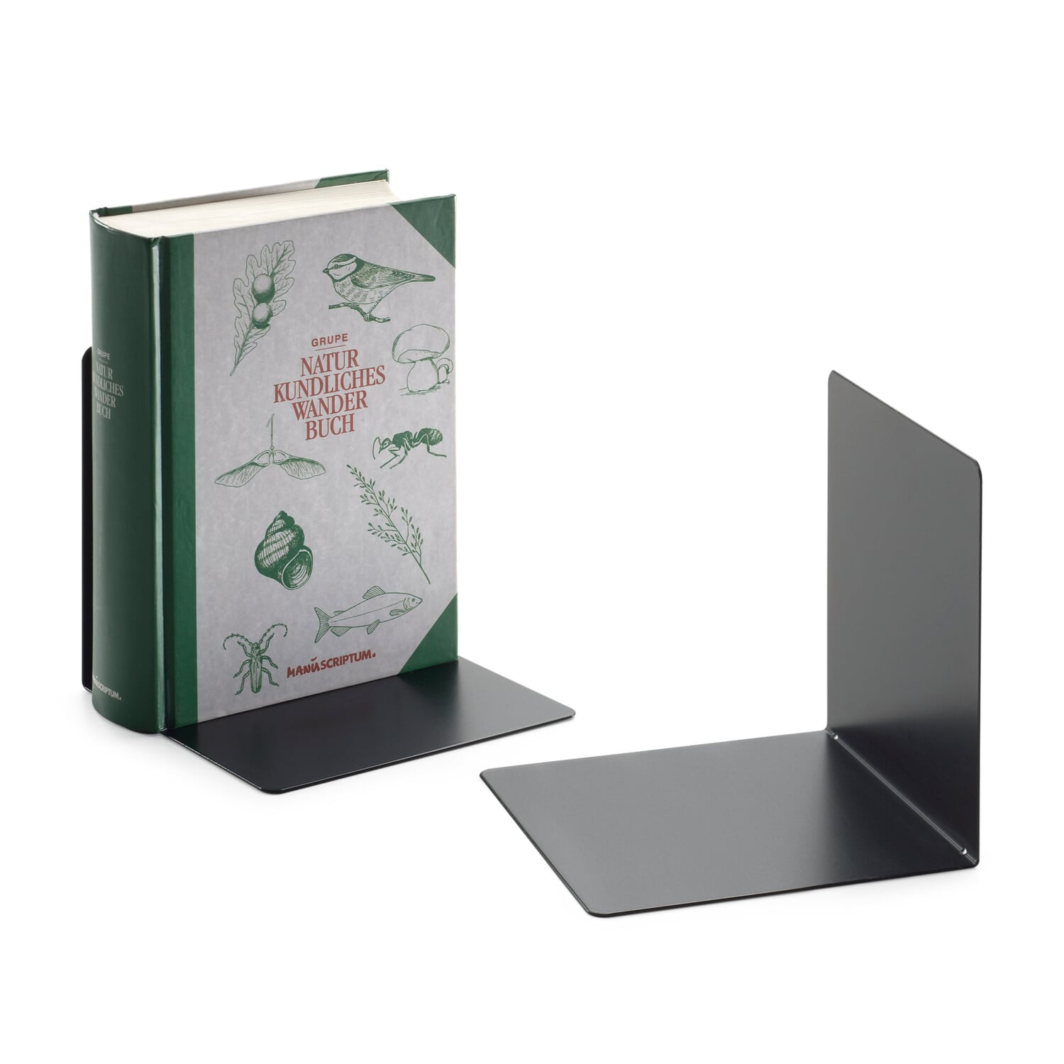 Bookend steel plate