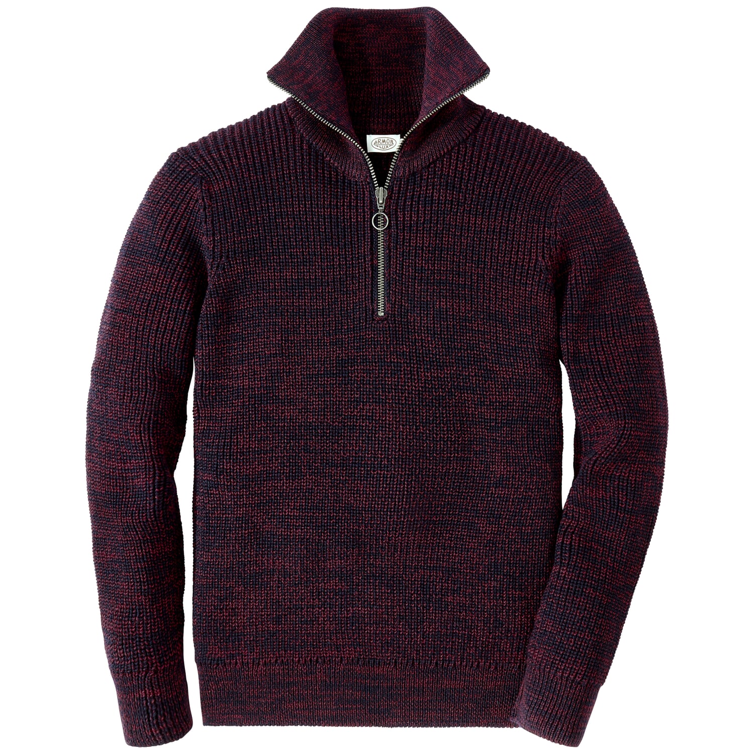 Men's troyer zip collar