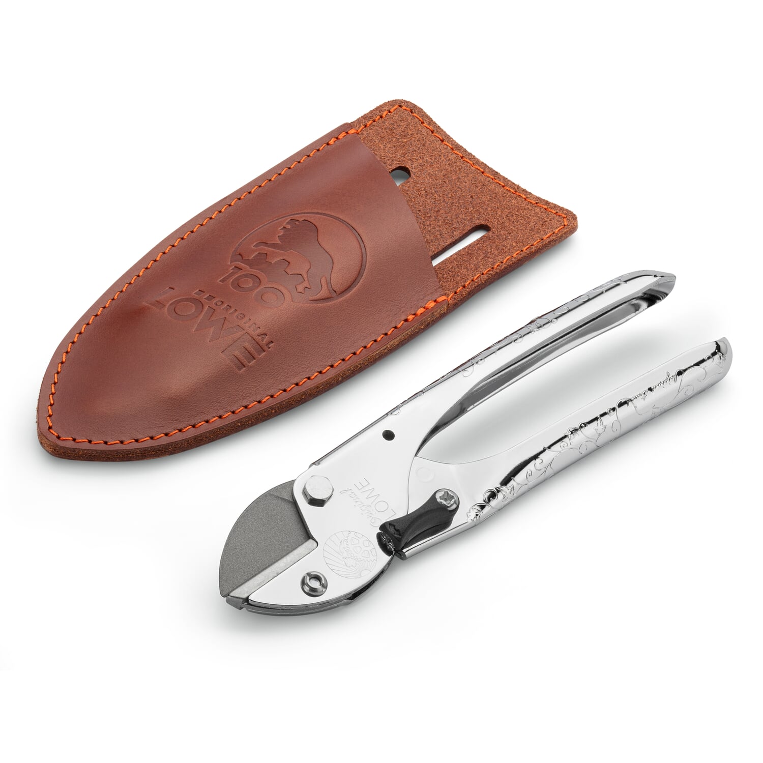 L?we anvil shears small with leather holster