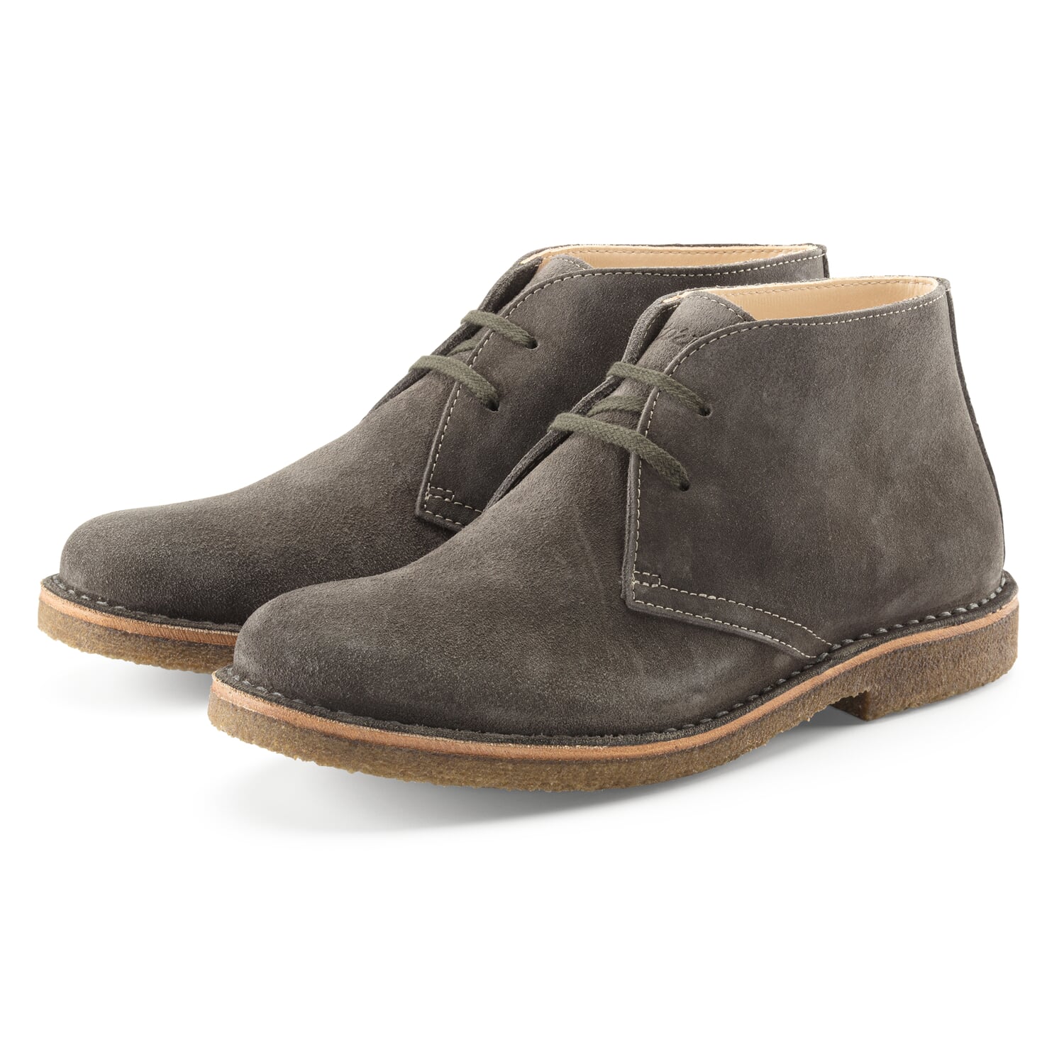 Mens lace up boot suede