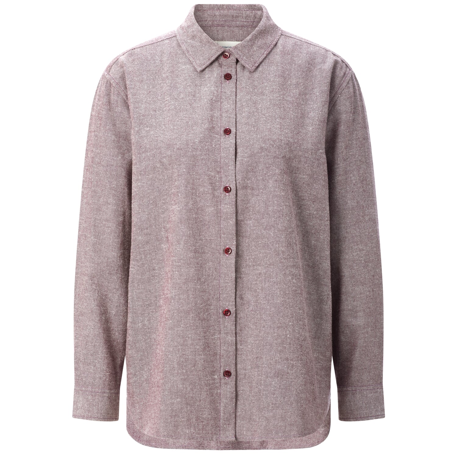 Women's flannel blouse mottled