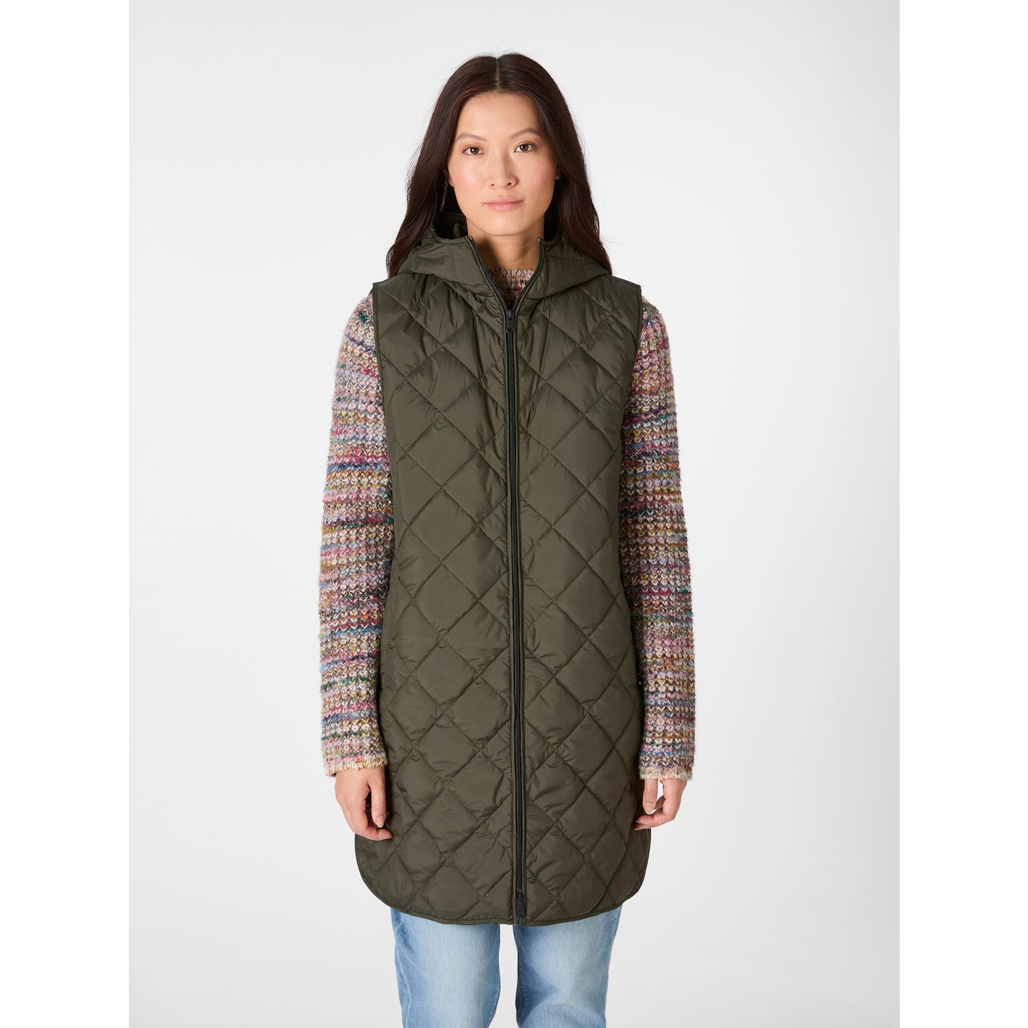 Ladies' trench coat 2in1 with vest