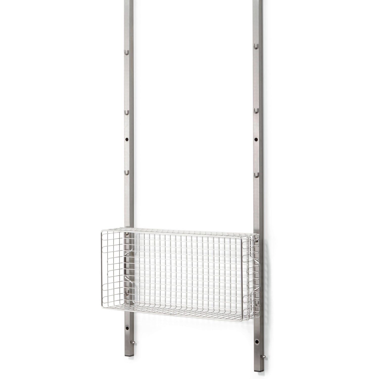 Mesh basket for Inox shelving system