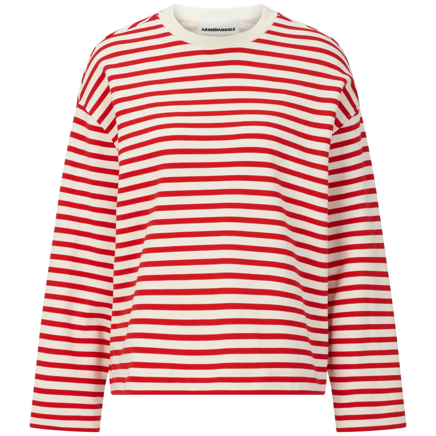 Ladies sweatshirt striped