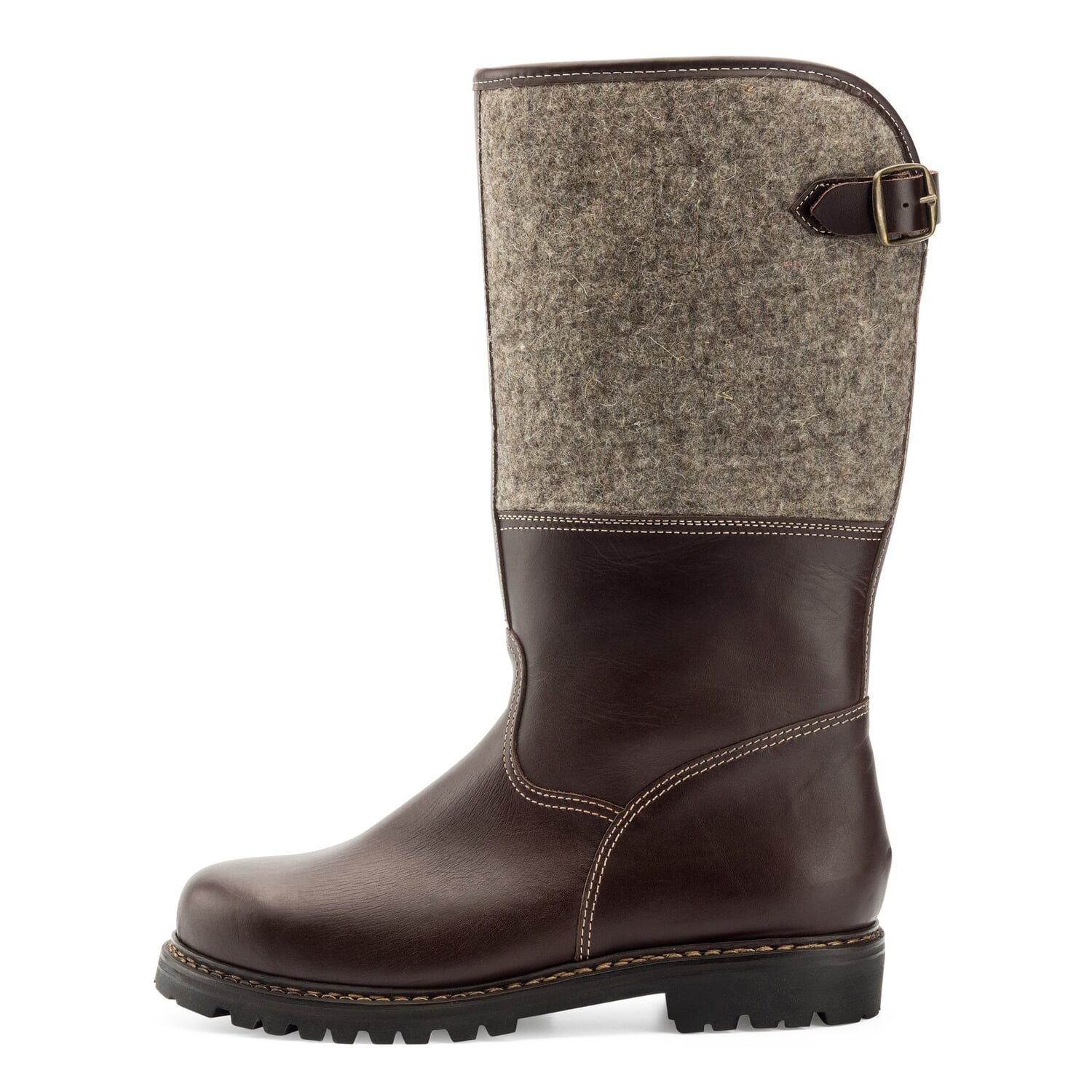 Men boots felt shaft