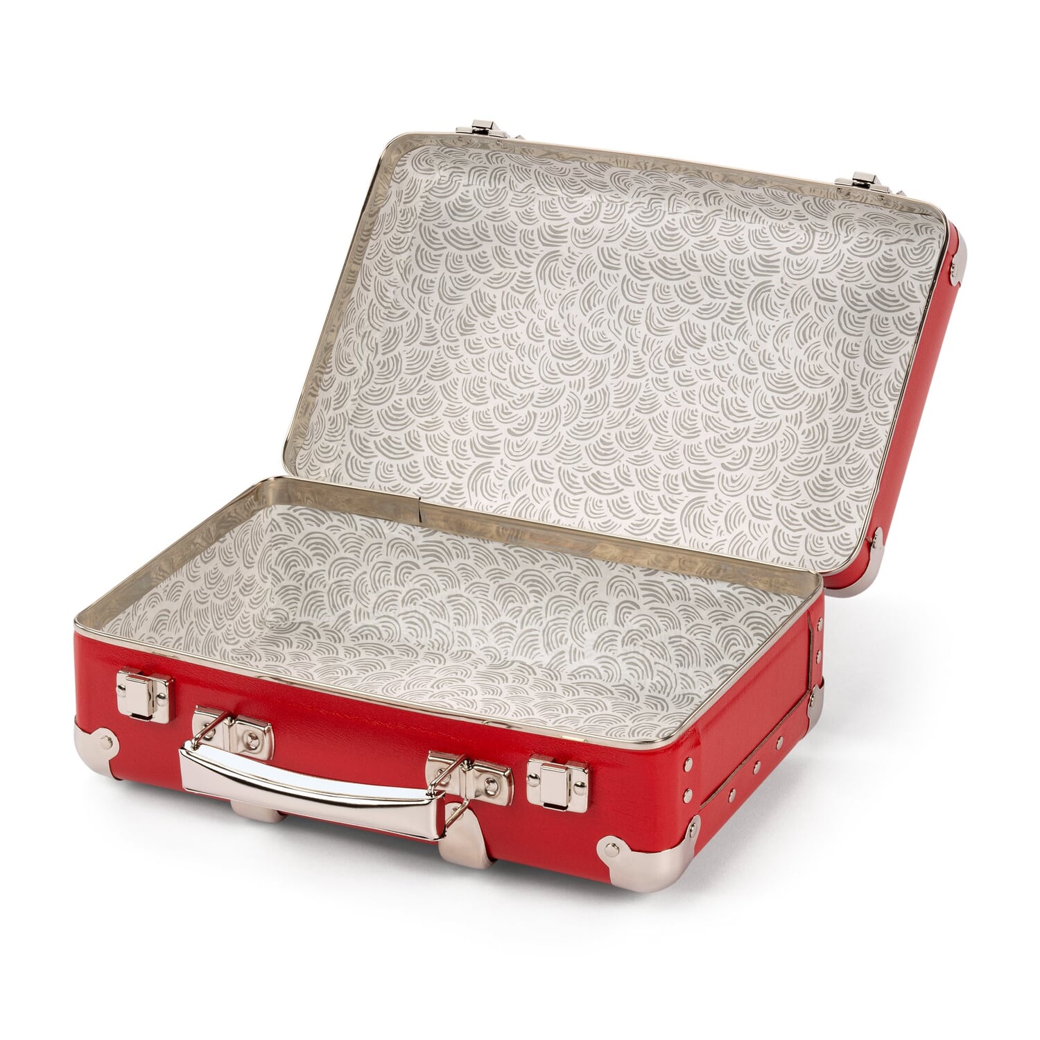 Cardboard case with wooden strips