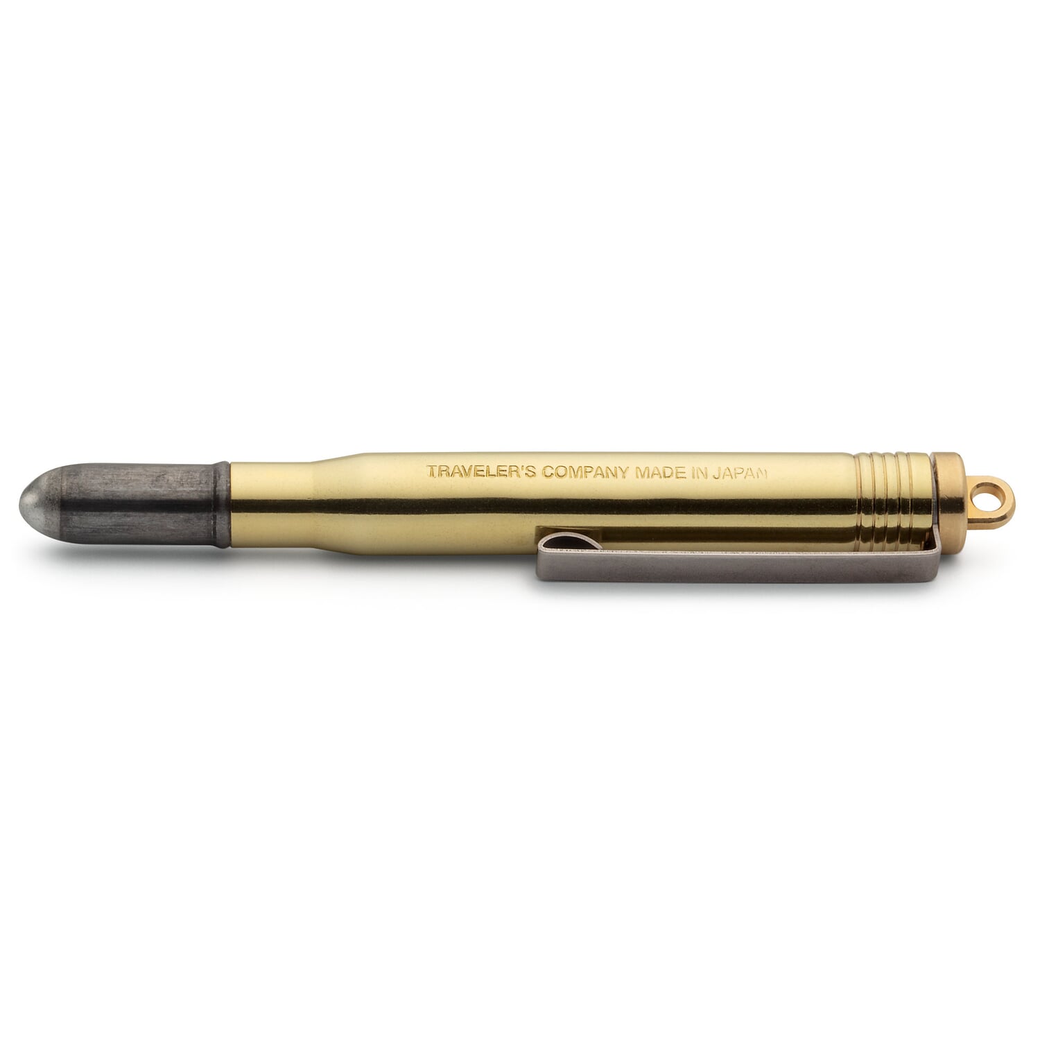 Pocket ballpoint pen brass