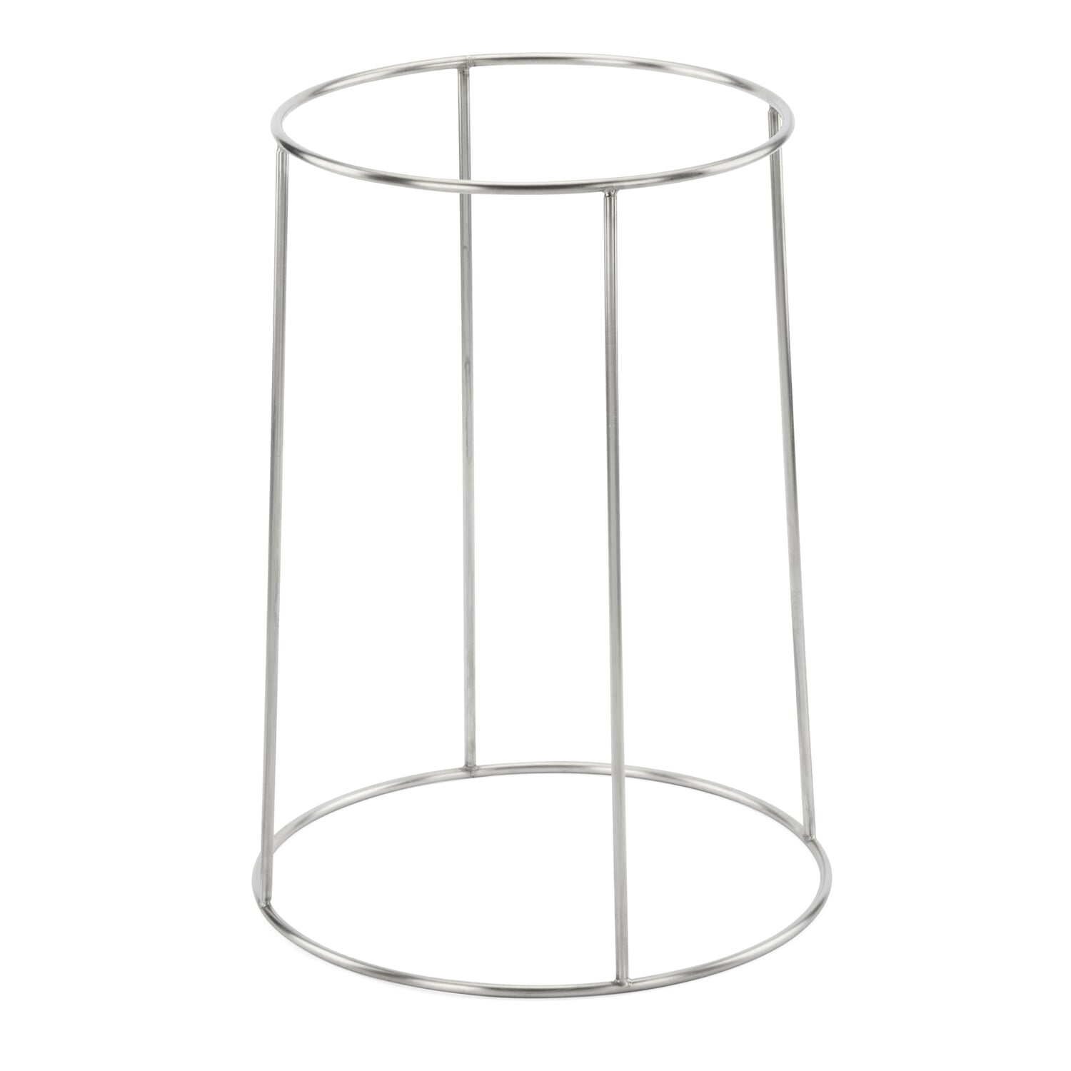 Stainless steel stand for bird feeder or bird bath ceramic