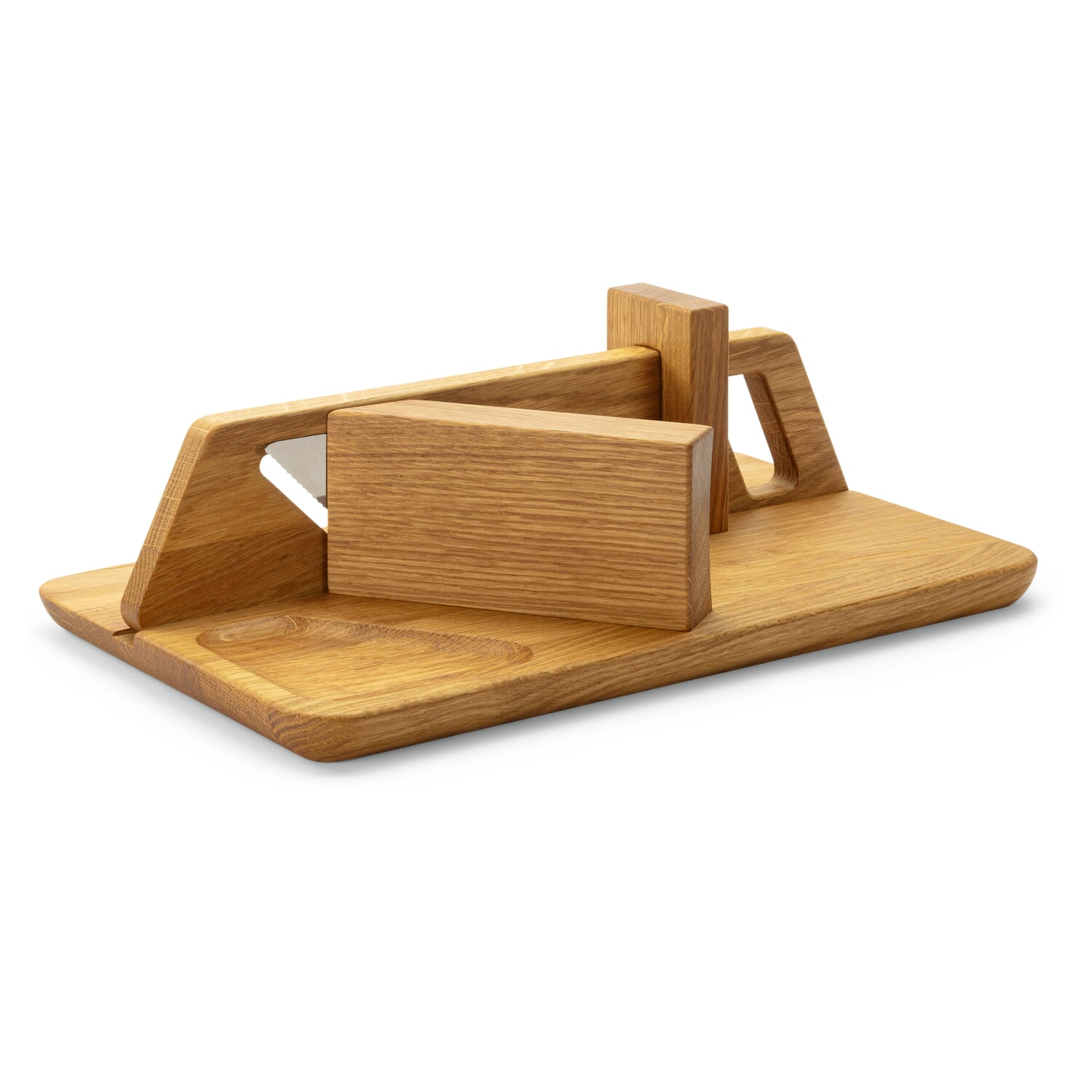 Salami slicer oak wood