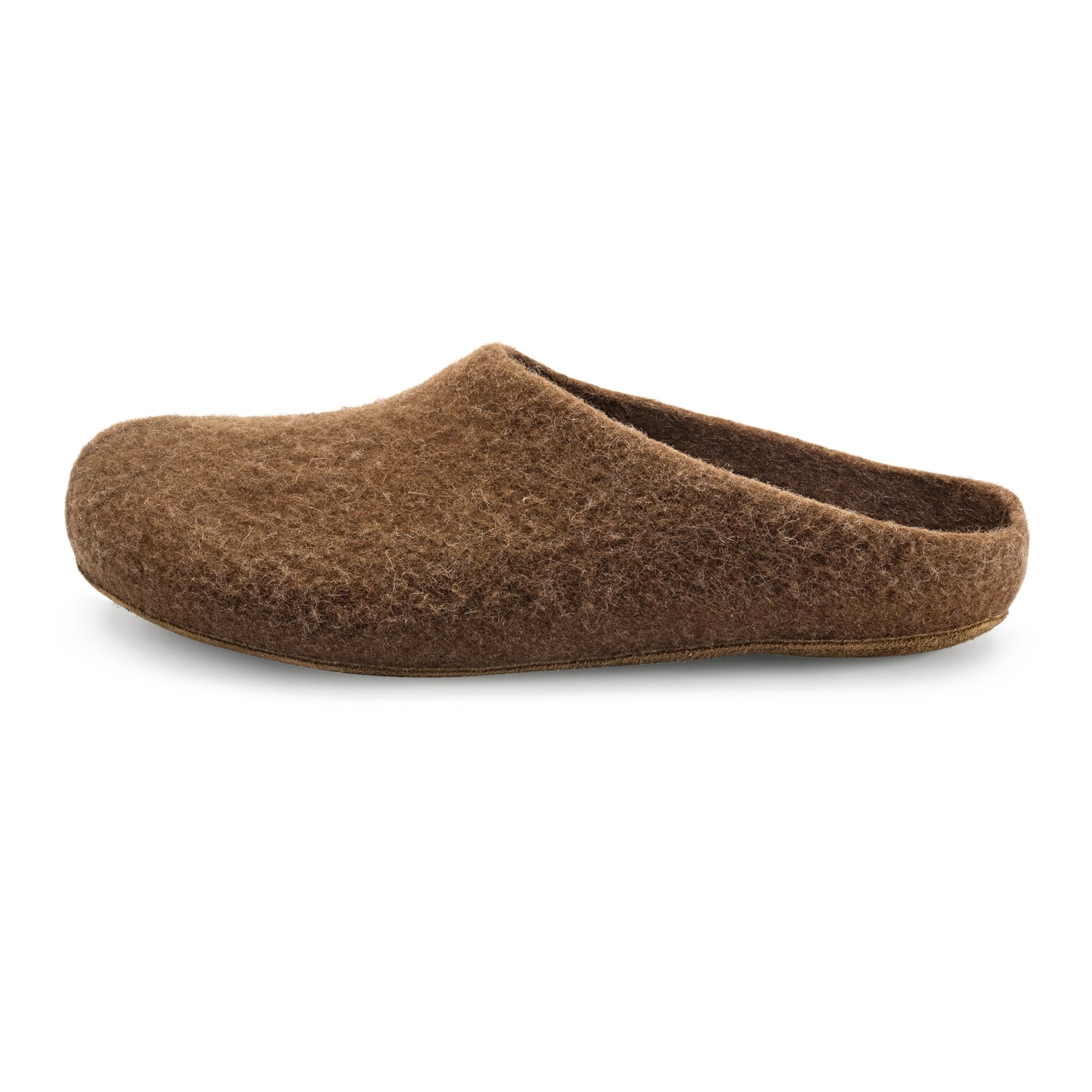 Camel hair slipper