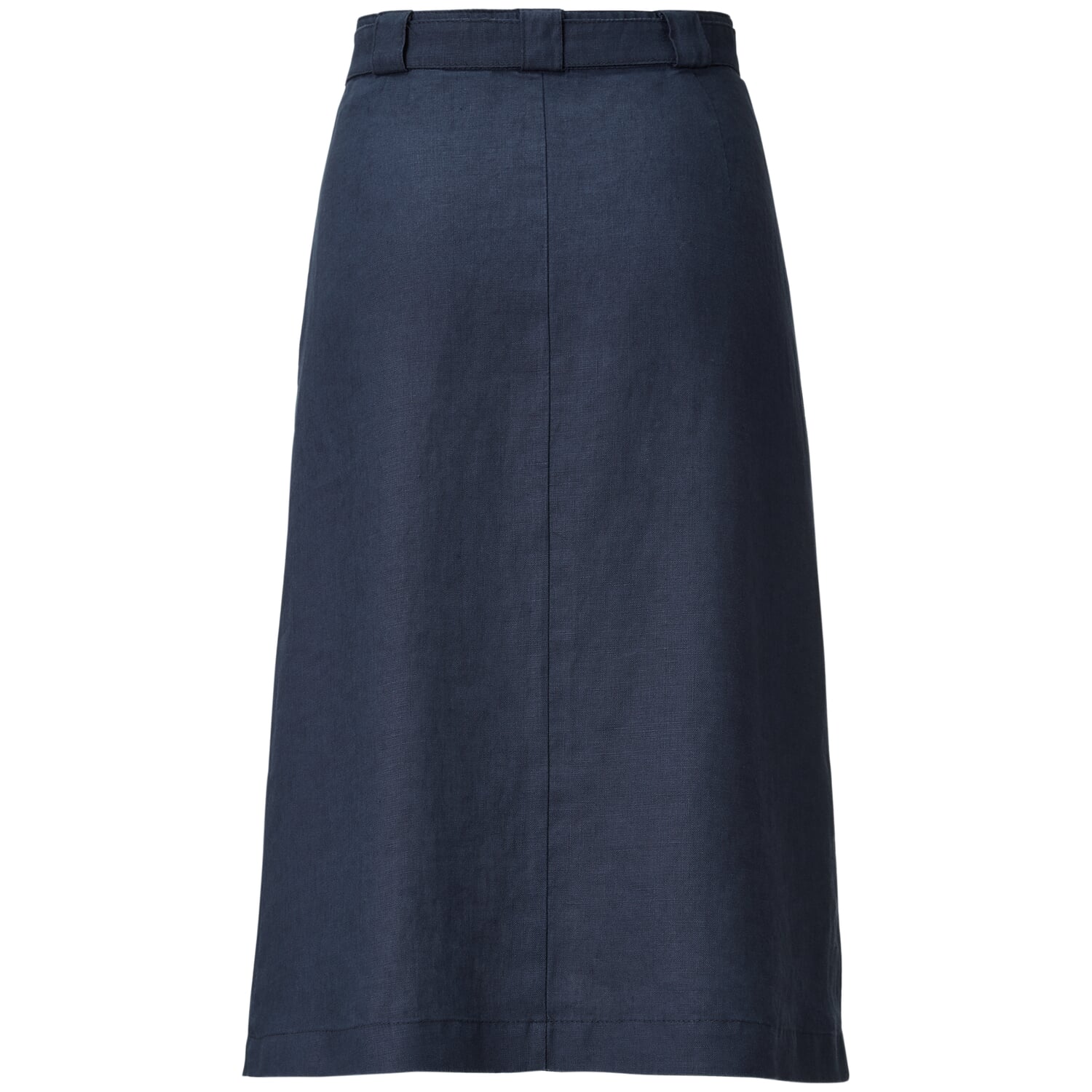 Ladies linen skirt buttoned