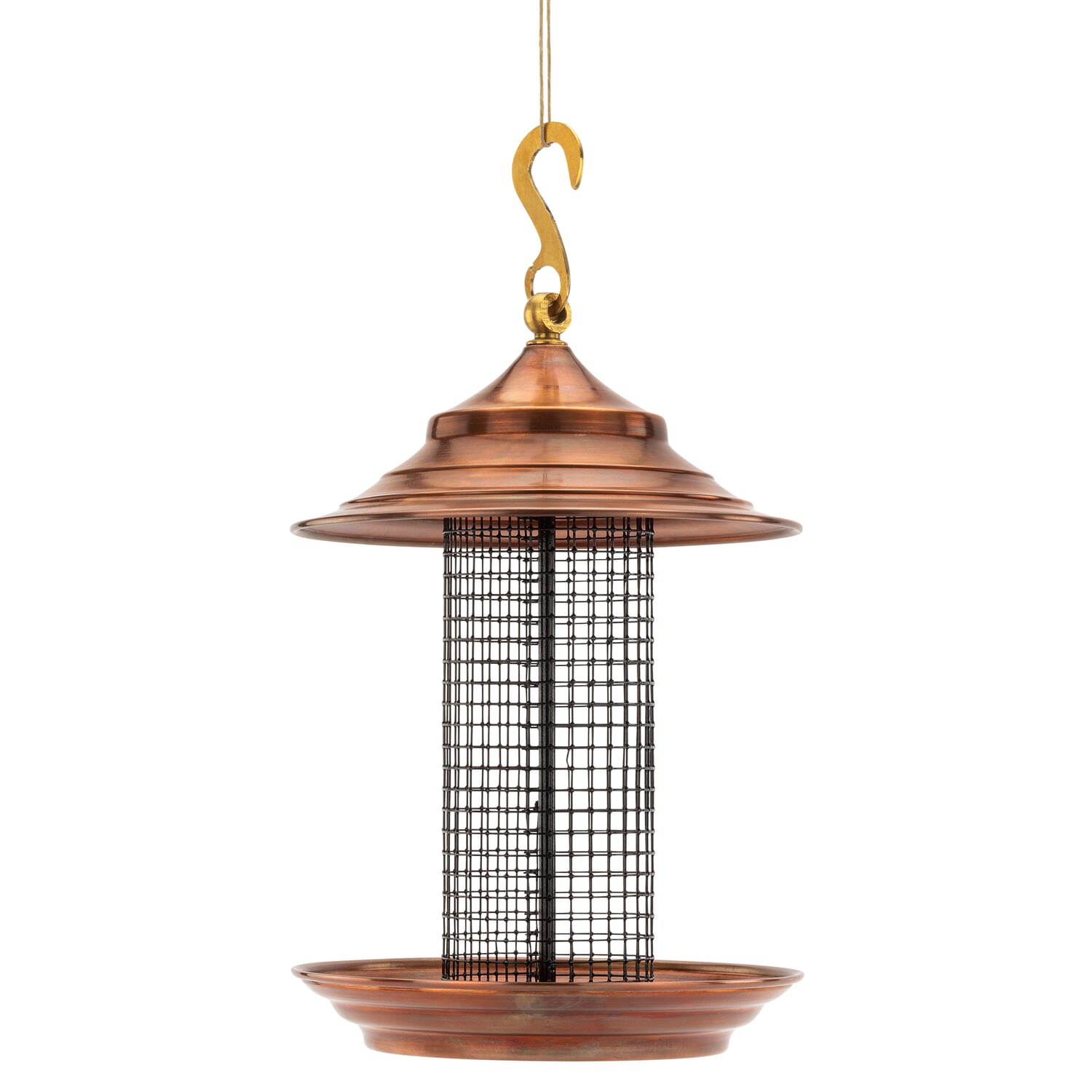 Bird feeder copper