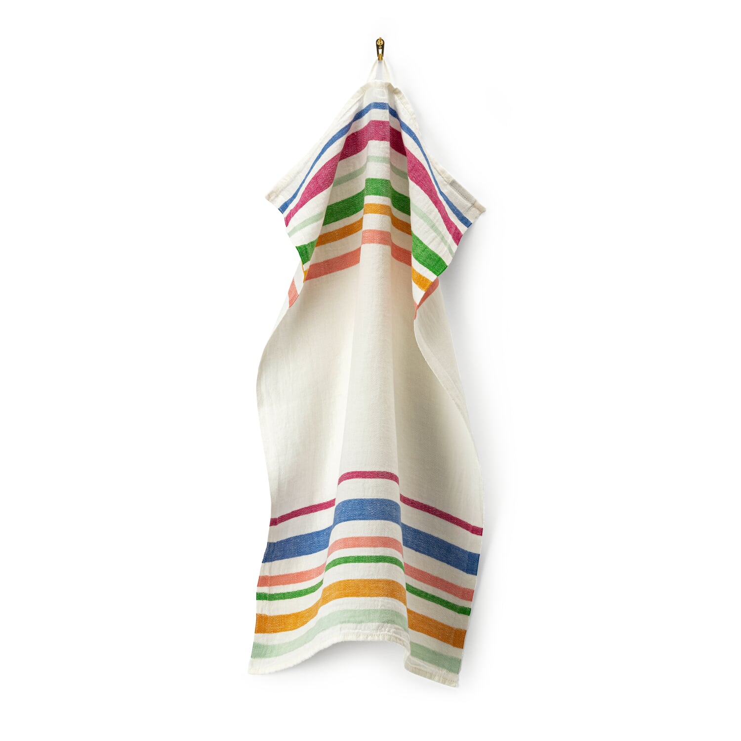 Tea towel colored striped