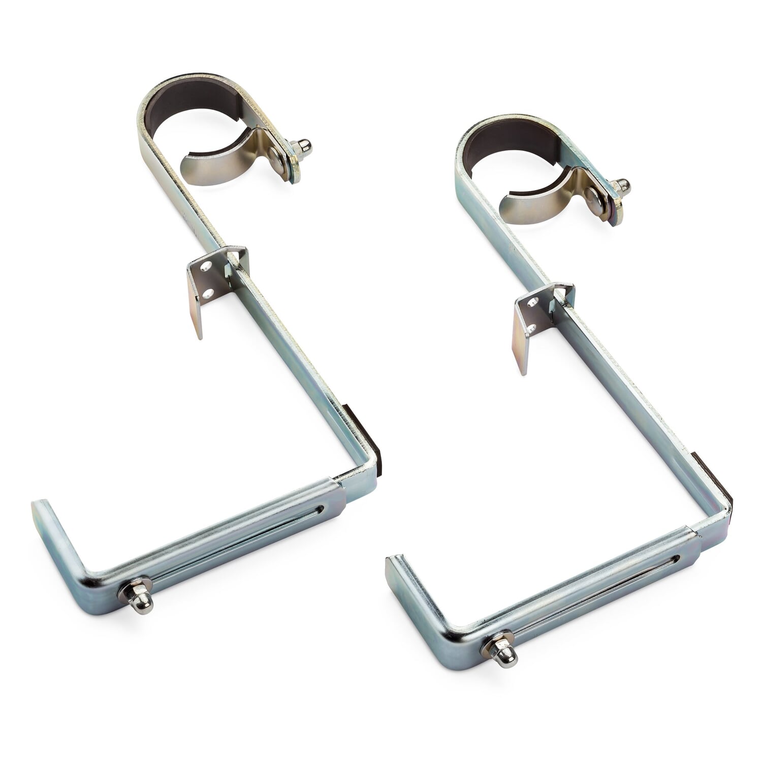 Balcony box holder for round railings