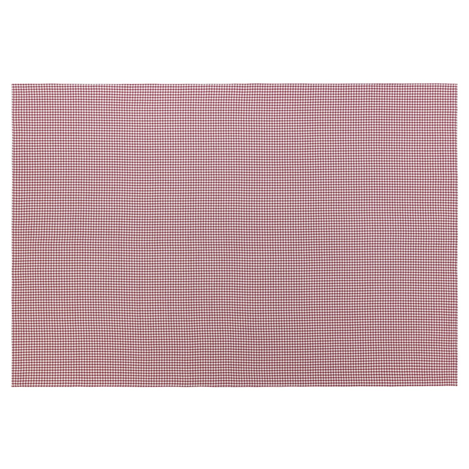 Table cloth red and white checkered