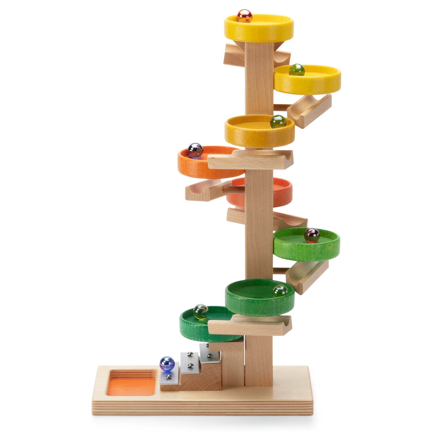 Tower marble run beech wood