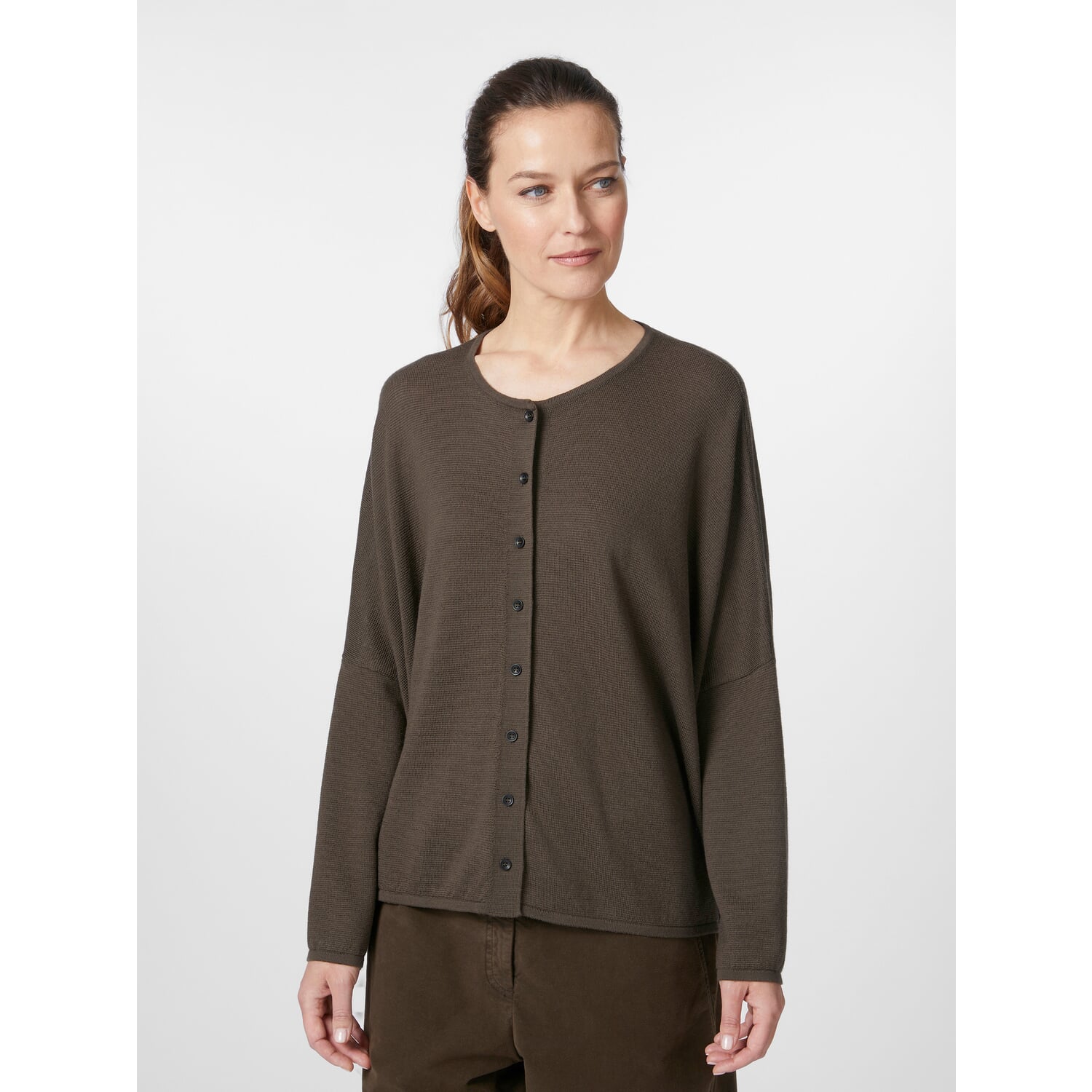 Ladies buttoned cardigan