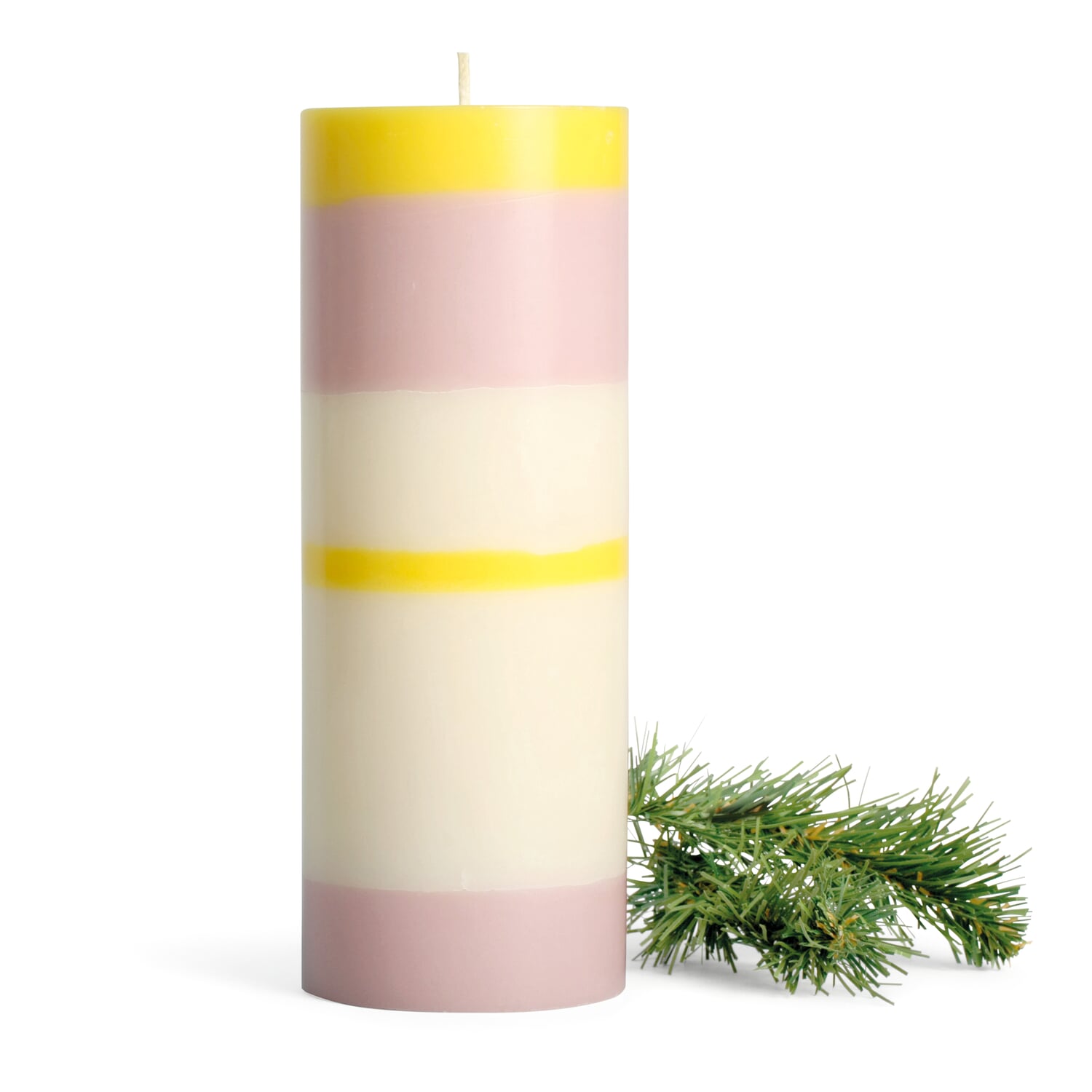 Pillar candle Christmas angel