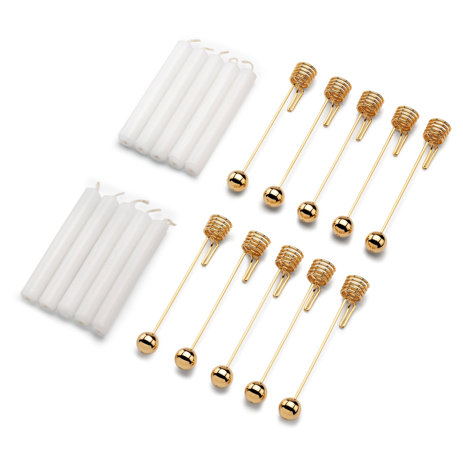 Pendant candle holder spring steel