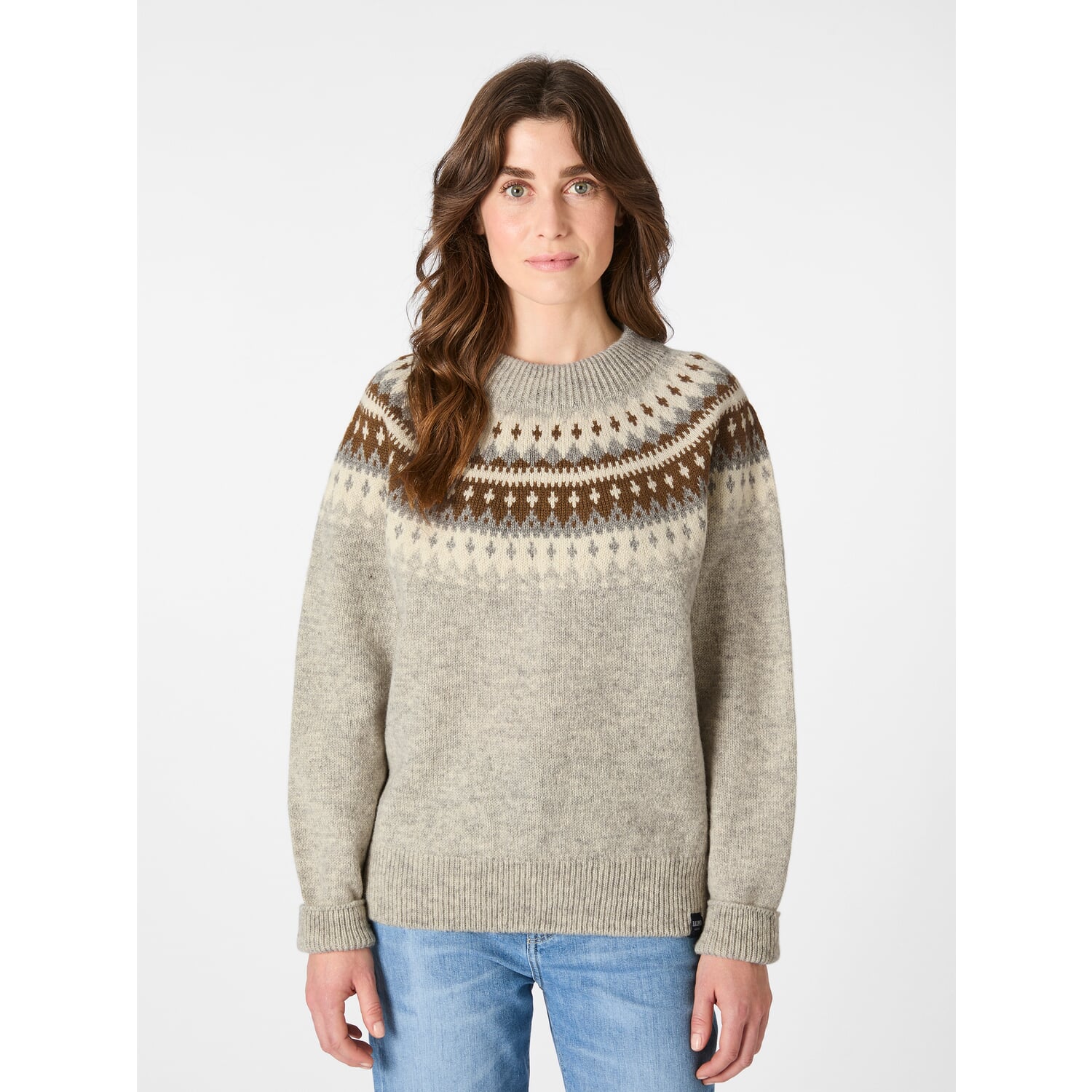 Ladies round neck sweater