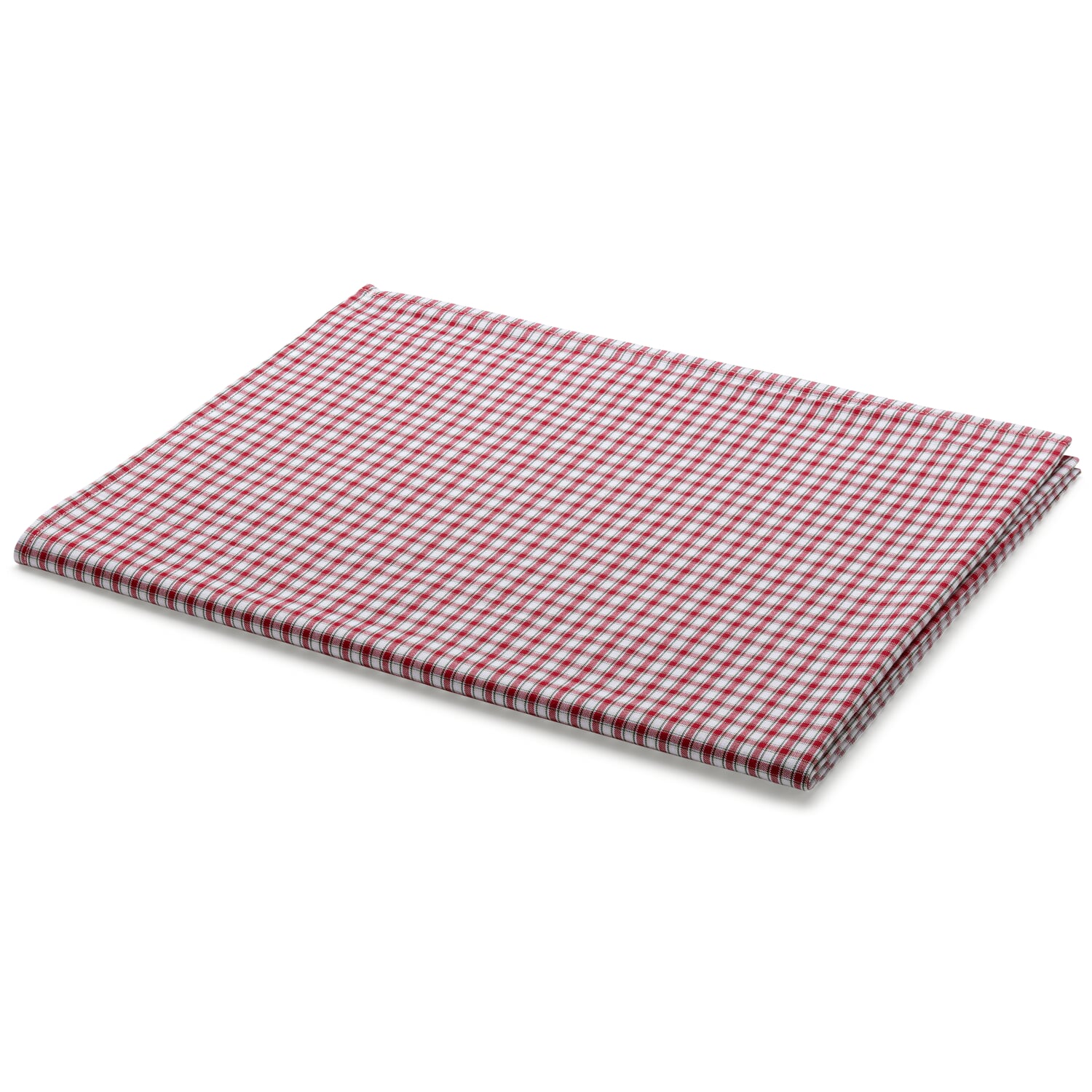 Table cloth red and white checkered