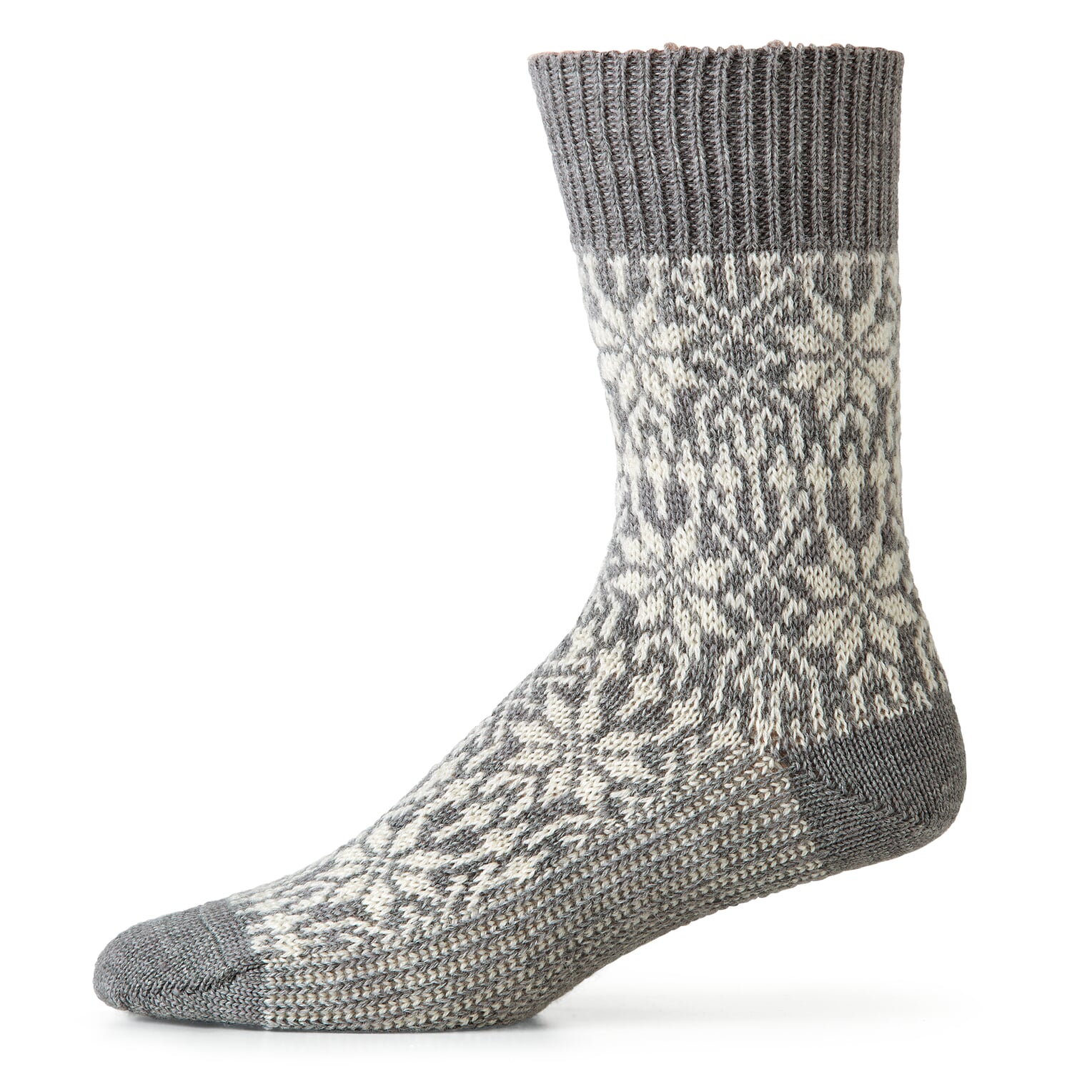 Sock jacquard virgin wool