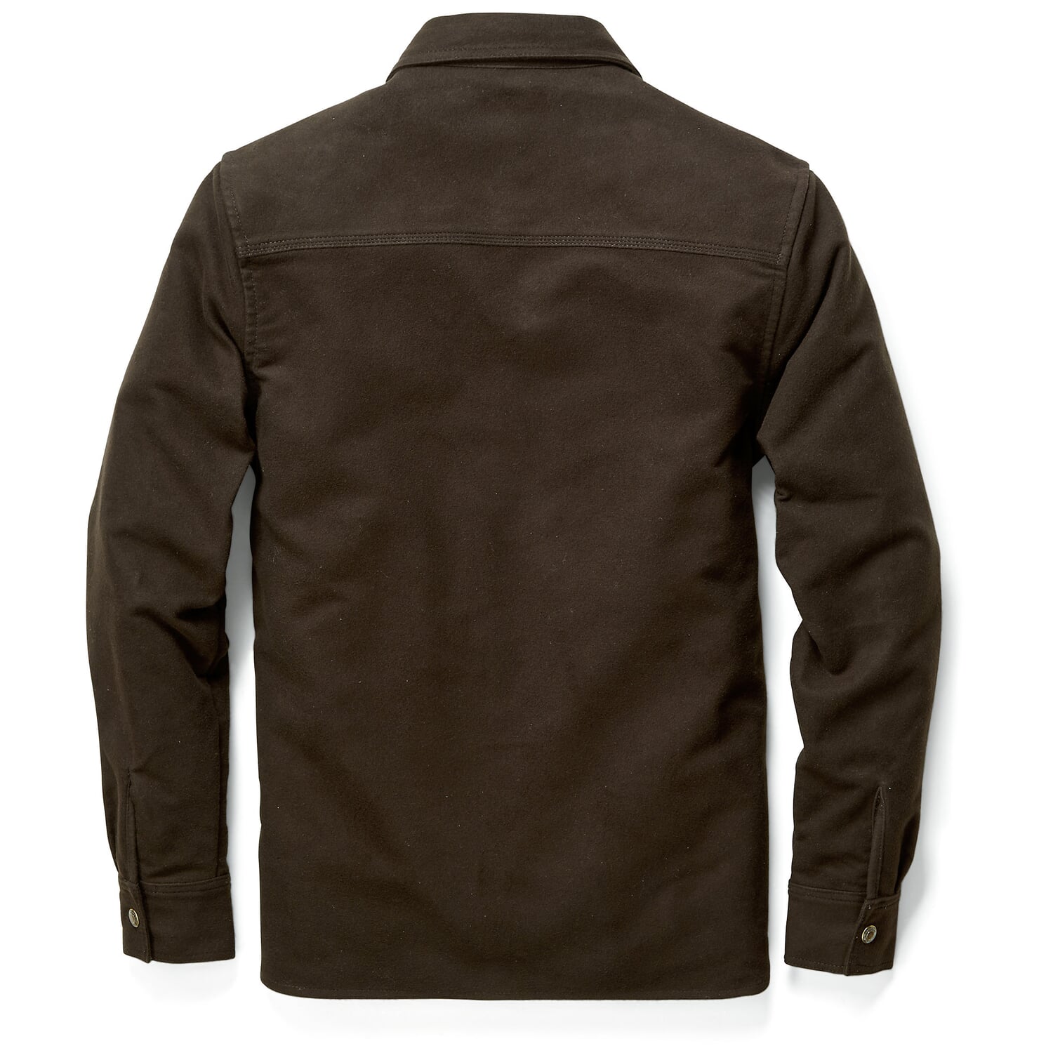 Mens shirt jacket moleskin