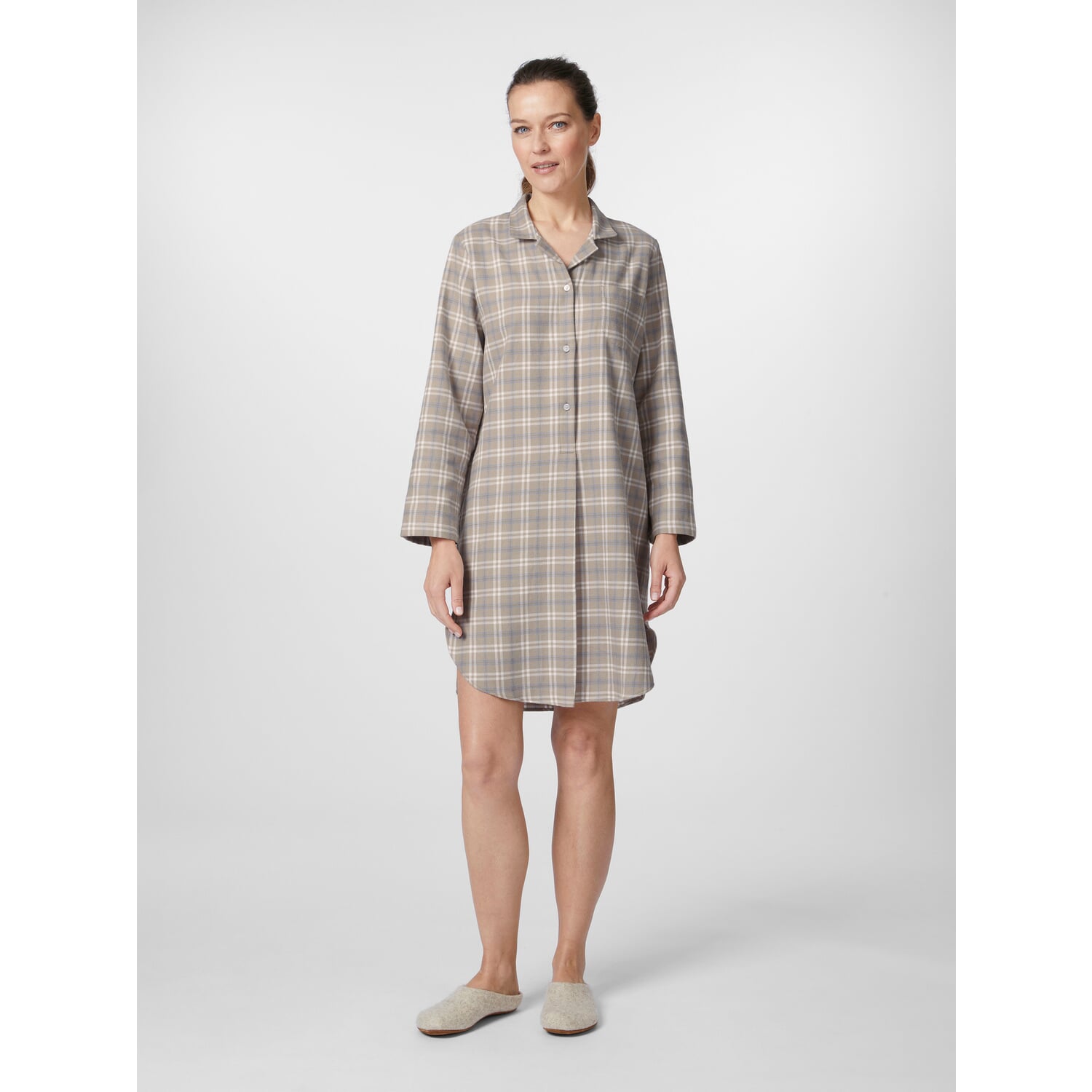Women's nightgown plaid