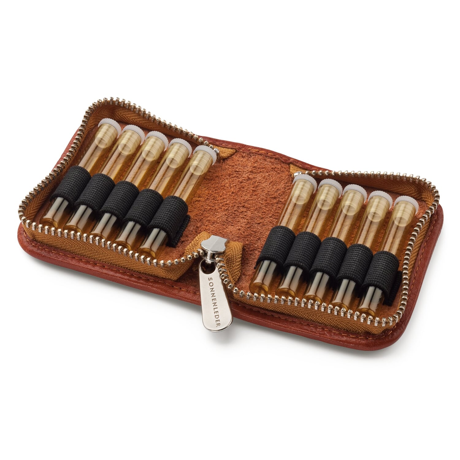 Sonnenleder Case homeopathic travel pharmacy