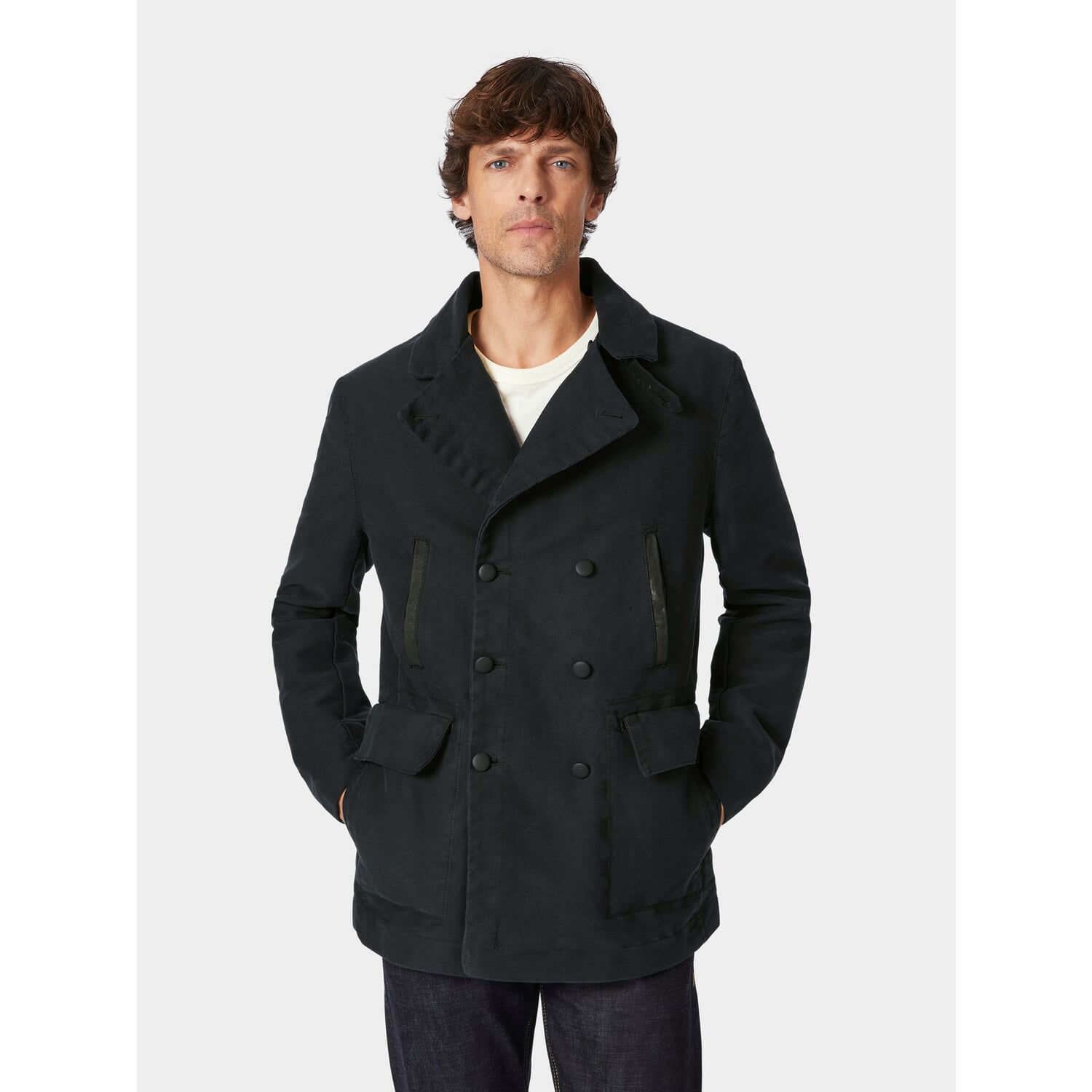 Hannes Roether Men's Jacket Double Breasted