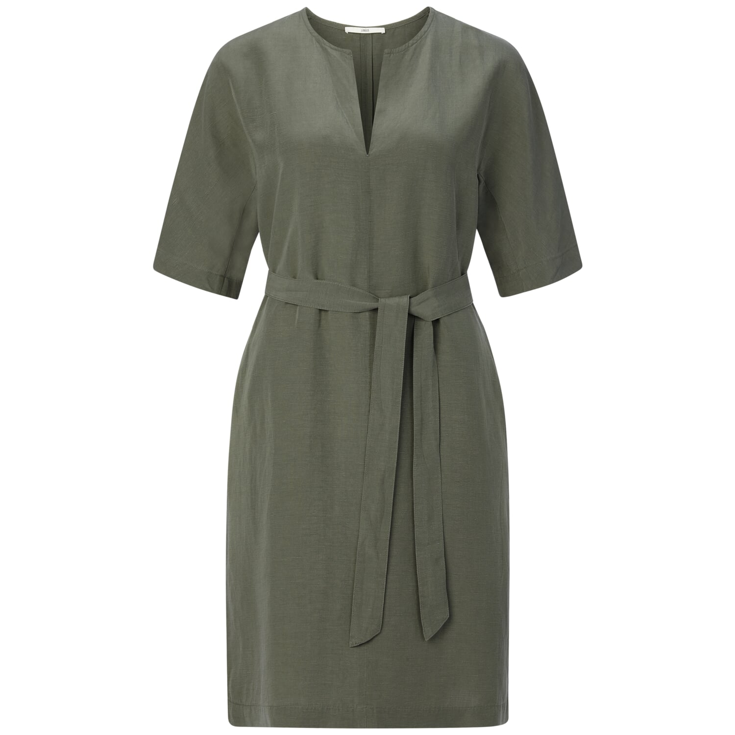 Ladies dress with belt