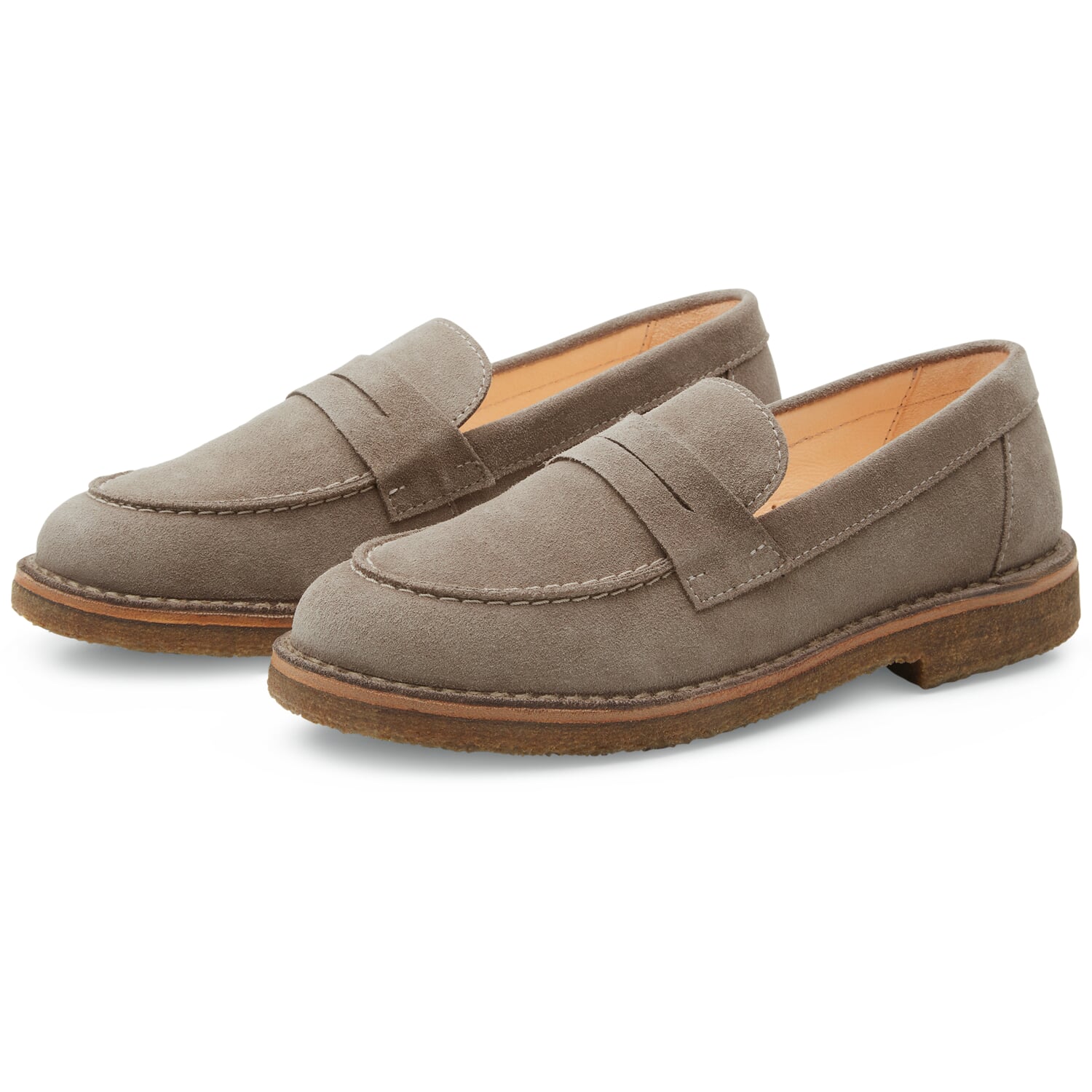 Ladies' suede loafers