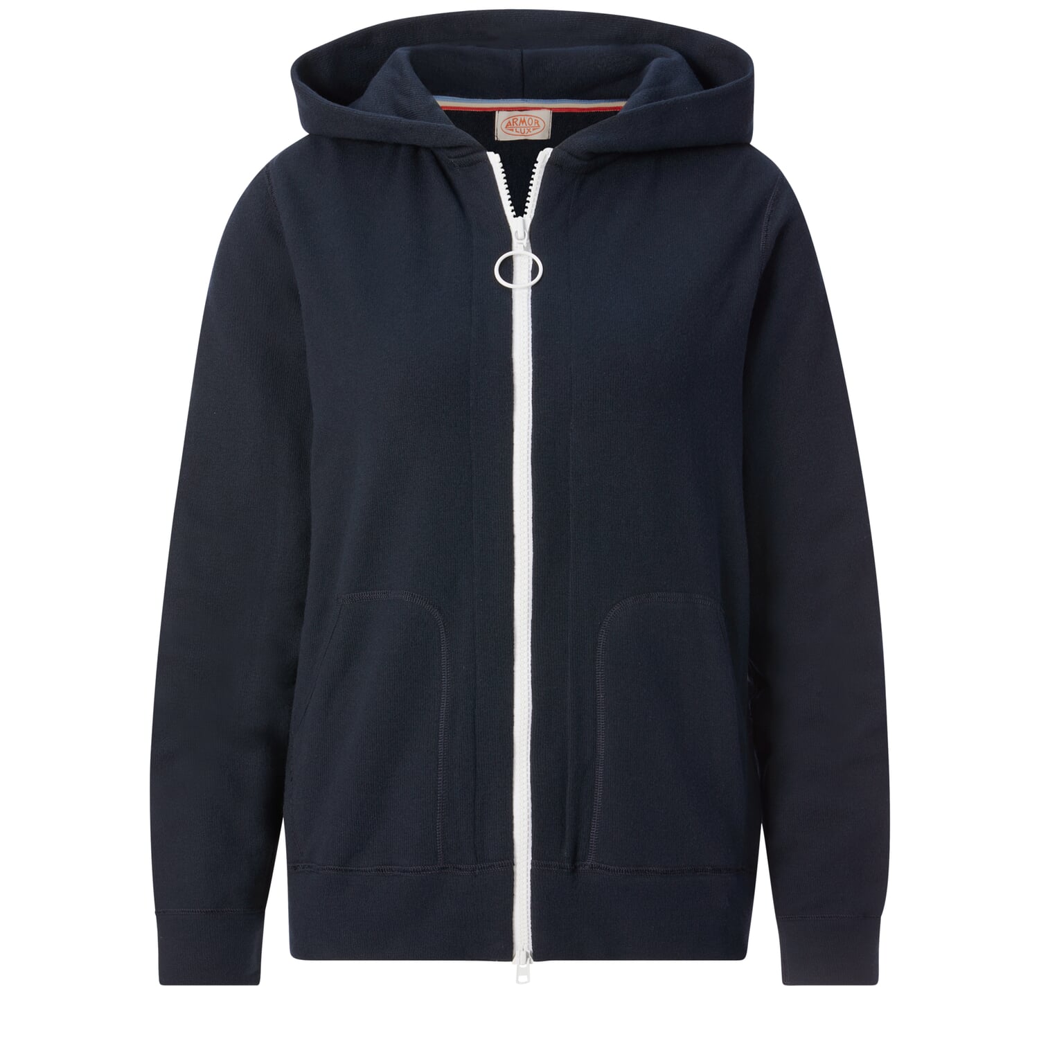 Ladies terry hooded jacket
