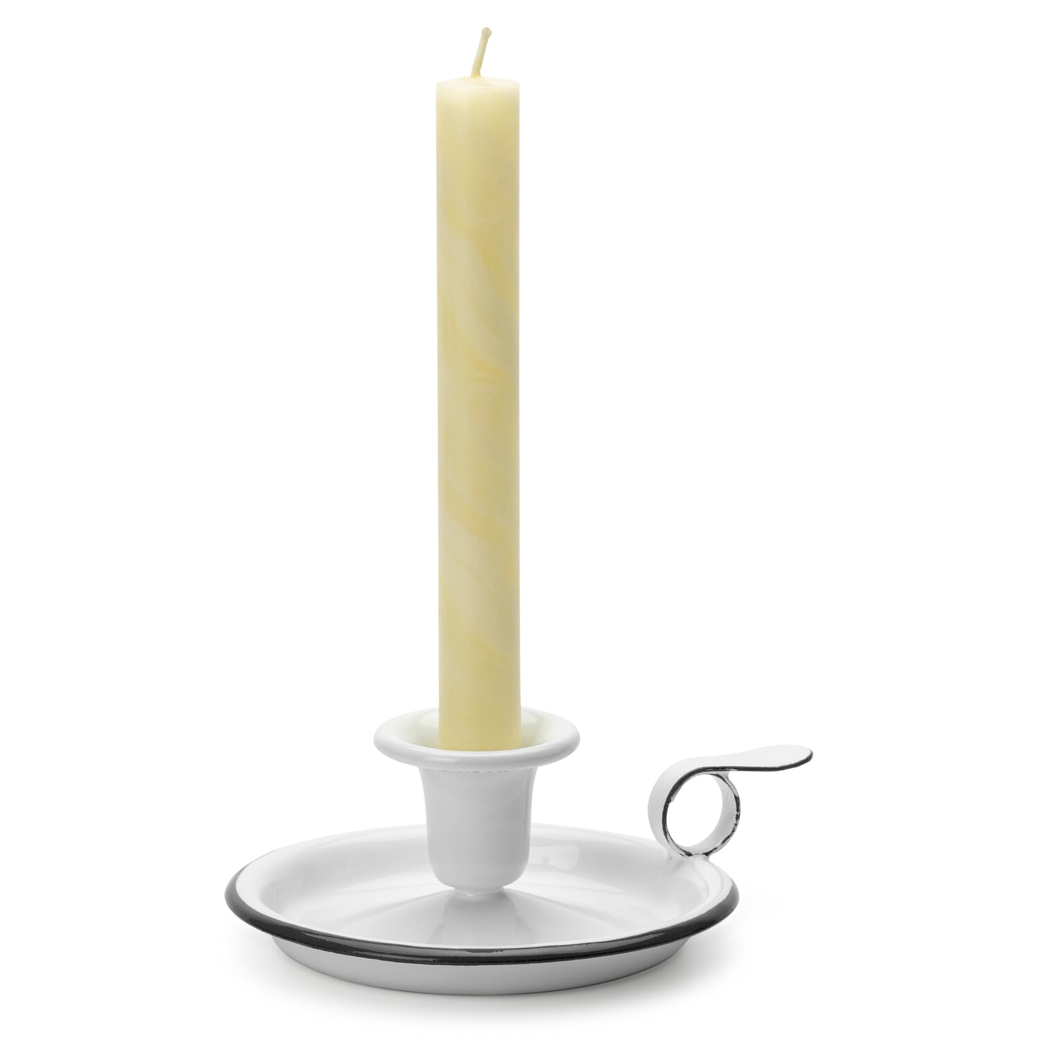 Candlestick retro enamel