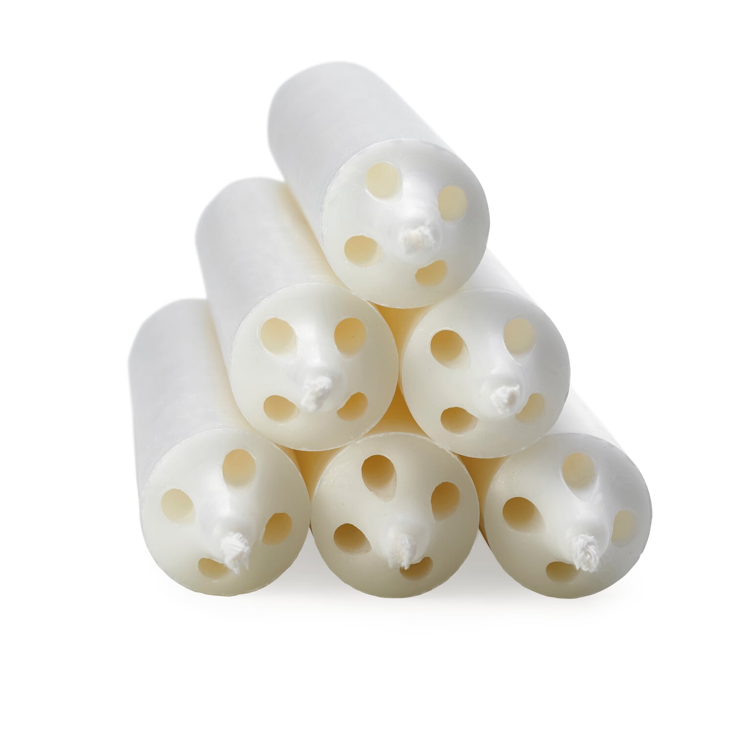 Channel candle stearin