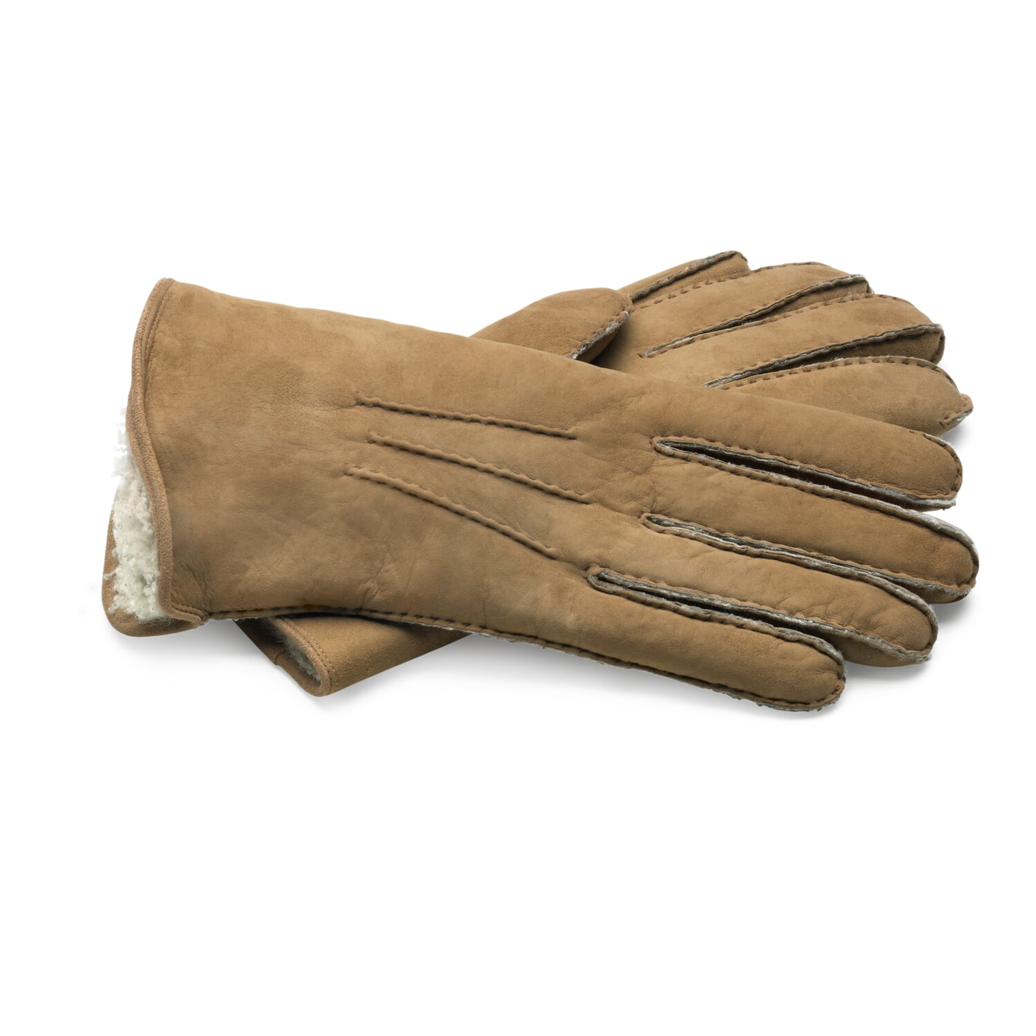 Men glove curley lambskin