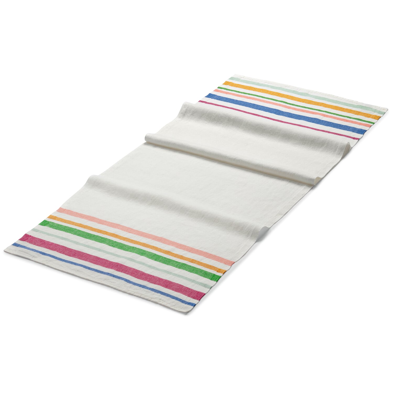 Table runner colored striped