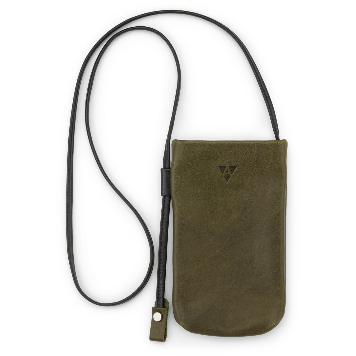 Olive leather? cell phone case, olive