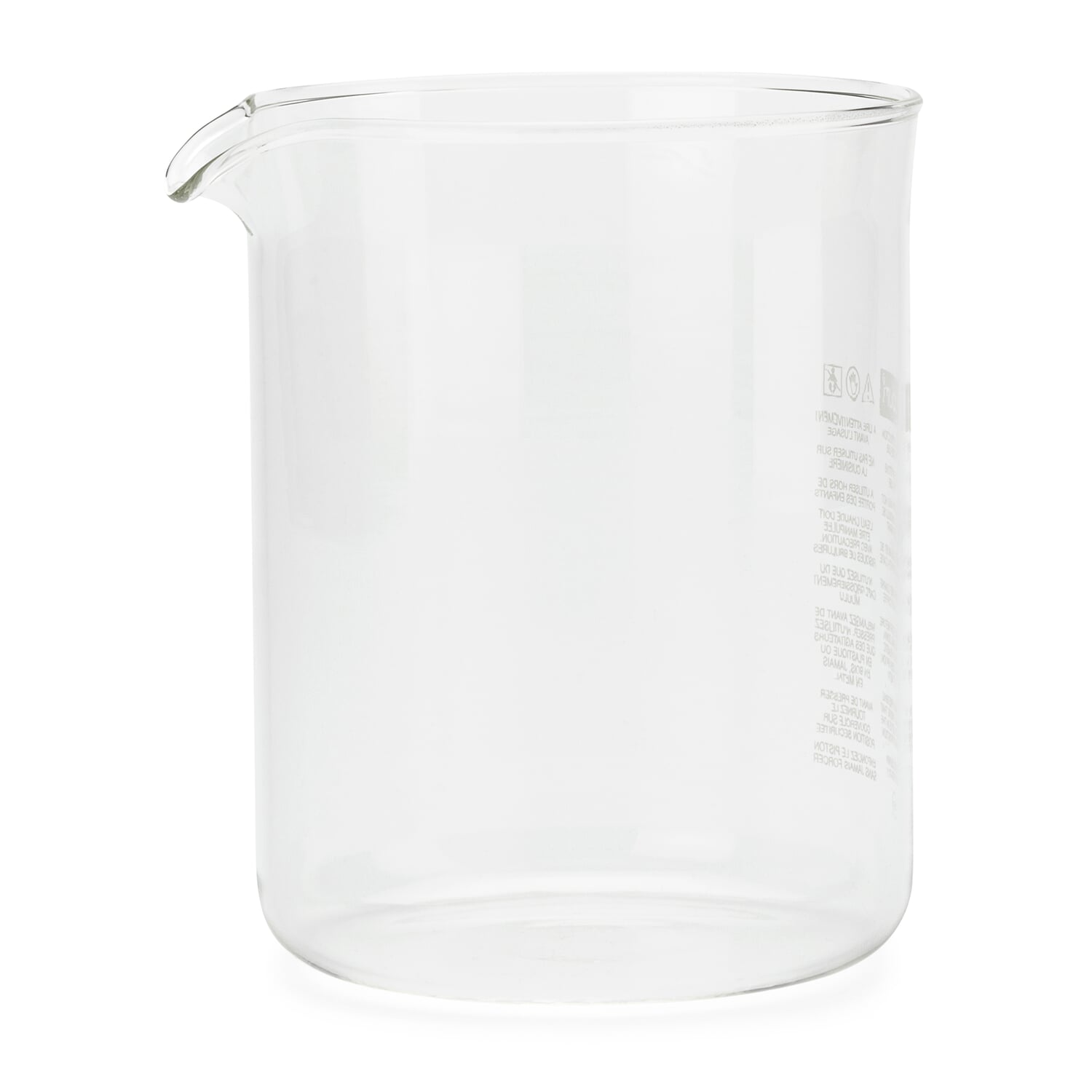 Replacement glass for French Press Chambord